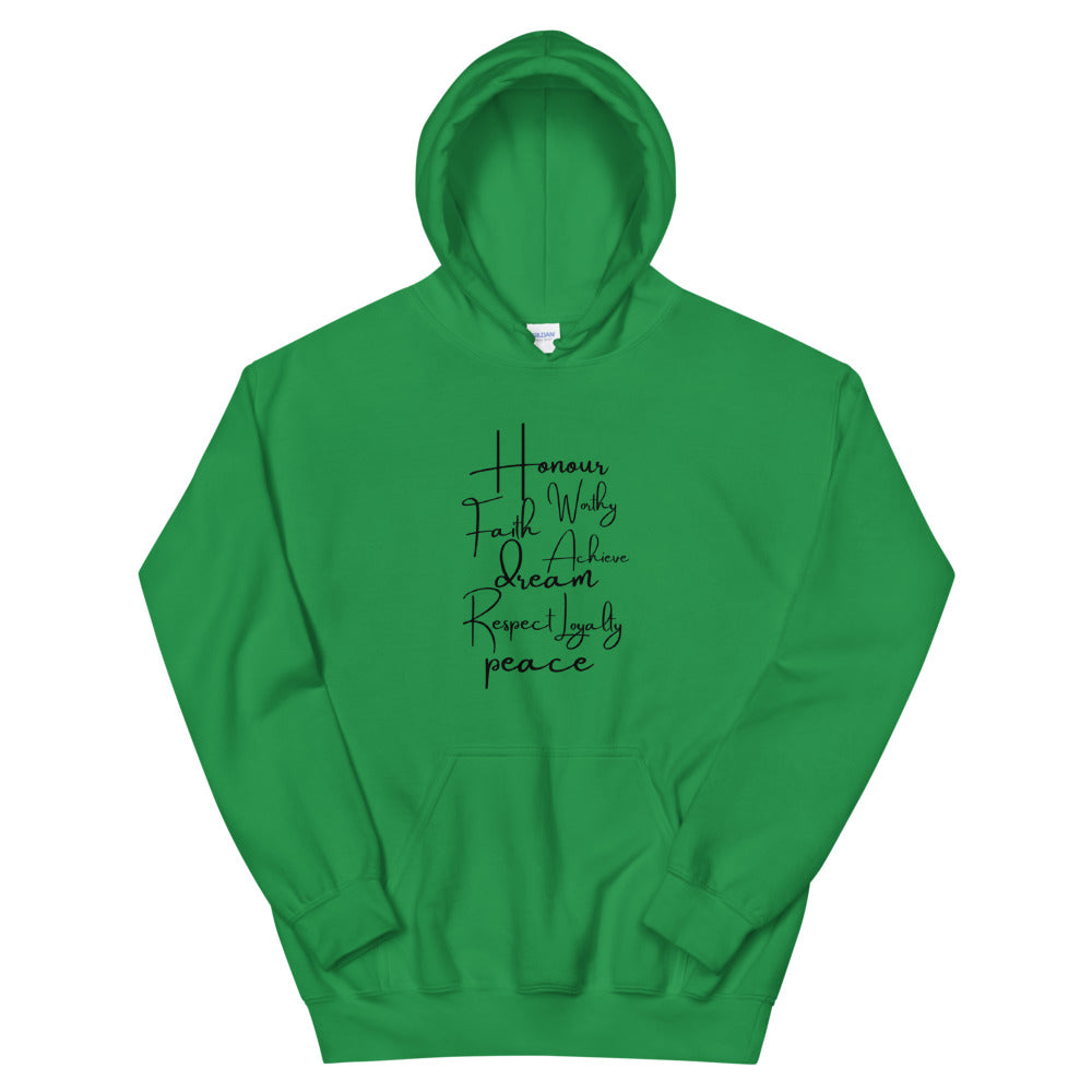 Honor Faith Worthy Unisex Hoodie Cotesh