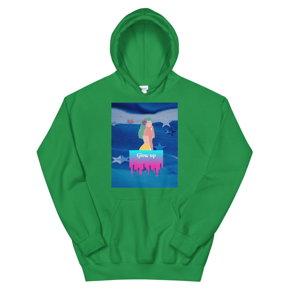 Glow up Unisex Hoodie Cotesh