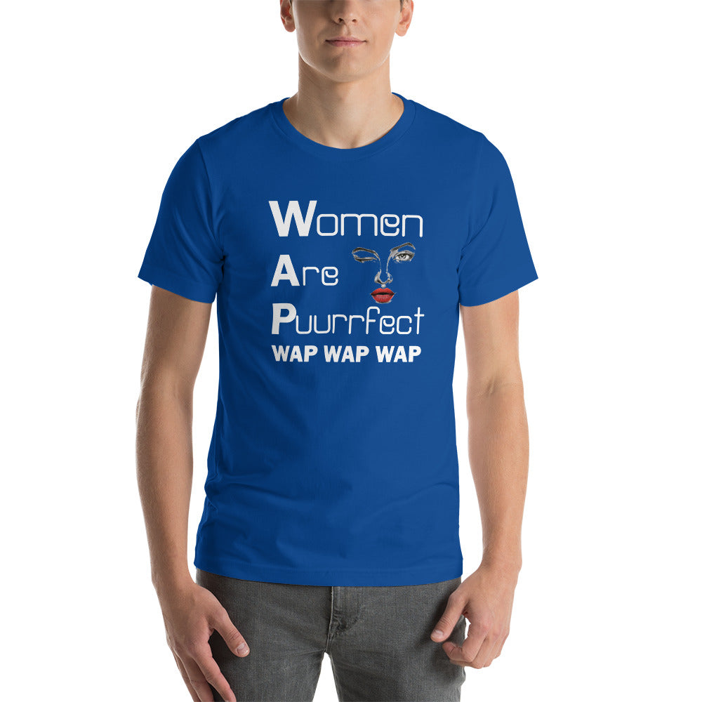 Women are Puurrfect Short-Sleeve Unisex T-Shirt Cotesh | WAPvention