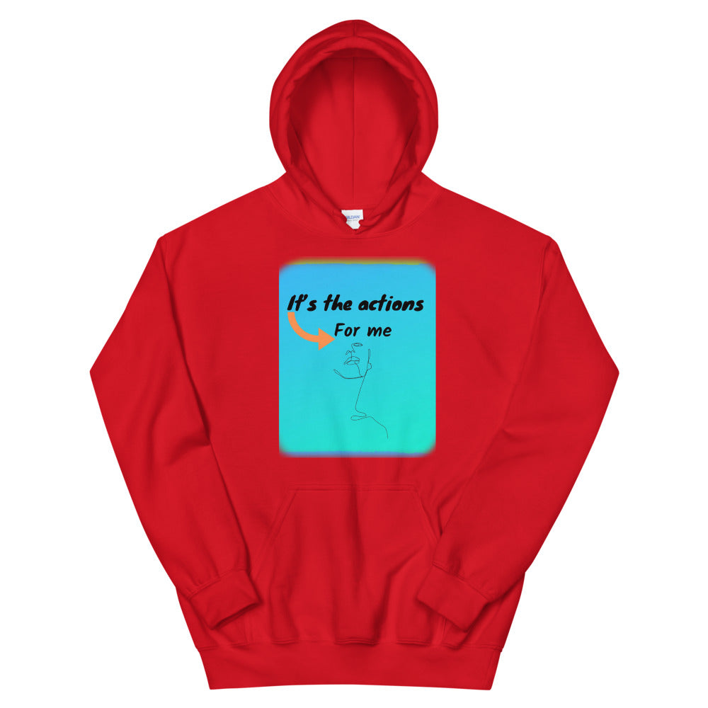 Its the action for me Unisex Hoodie Cotesh Blending Tredings