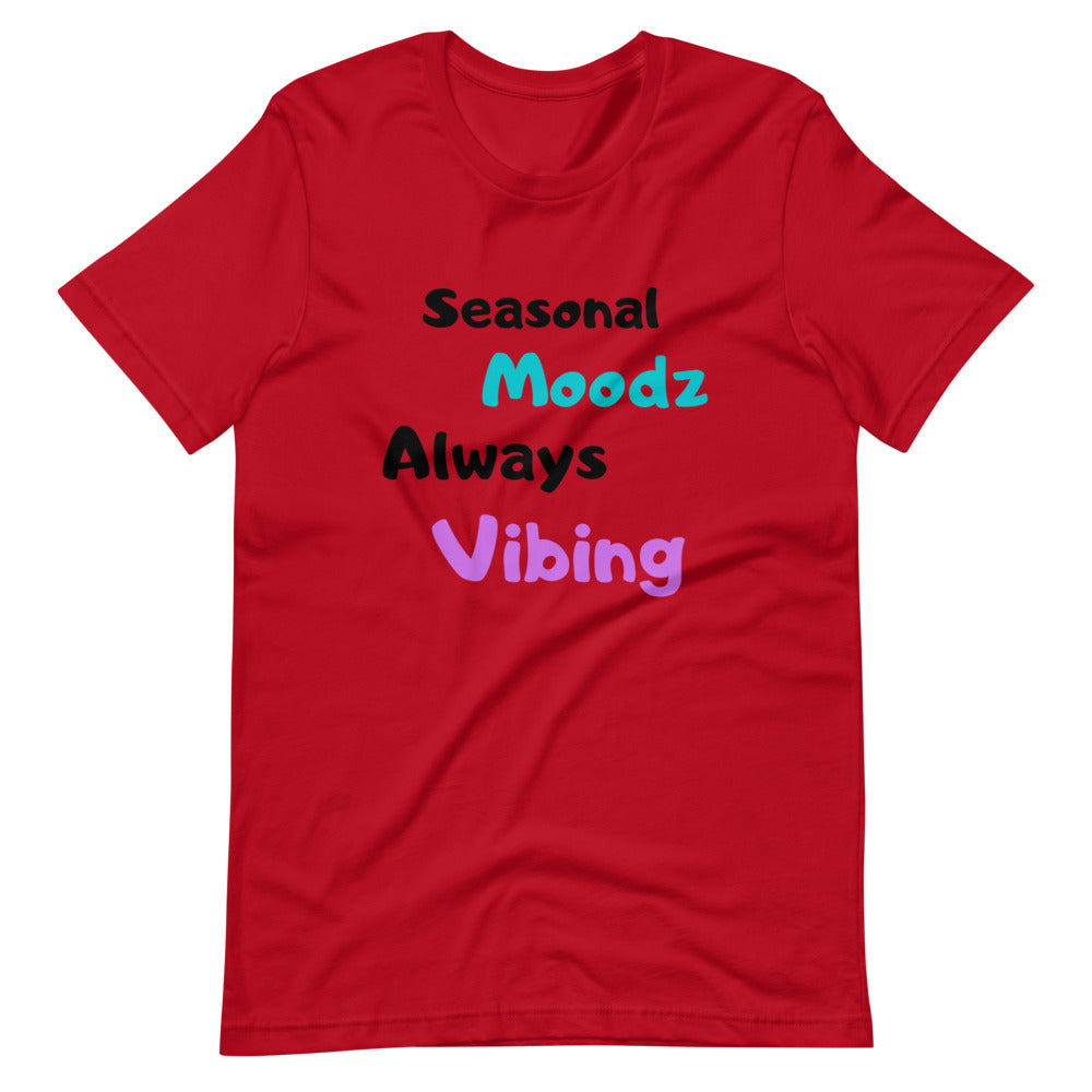 Seasonal Moods alwasy vibing Short-Sleeve Unisex T-Shirt Cotesh