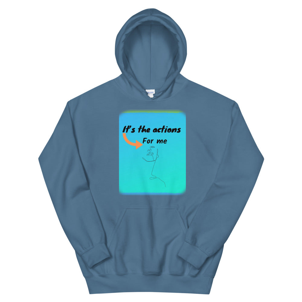 Its the action for me Unisex Hoodie Cotesh Blending Tredings
