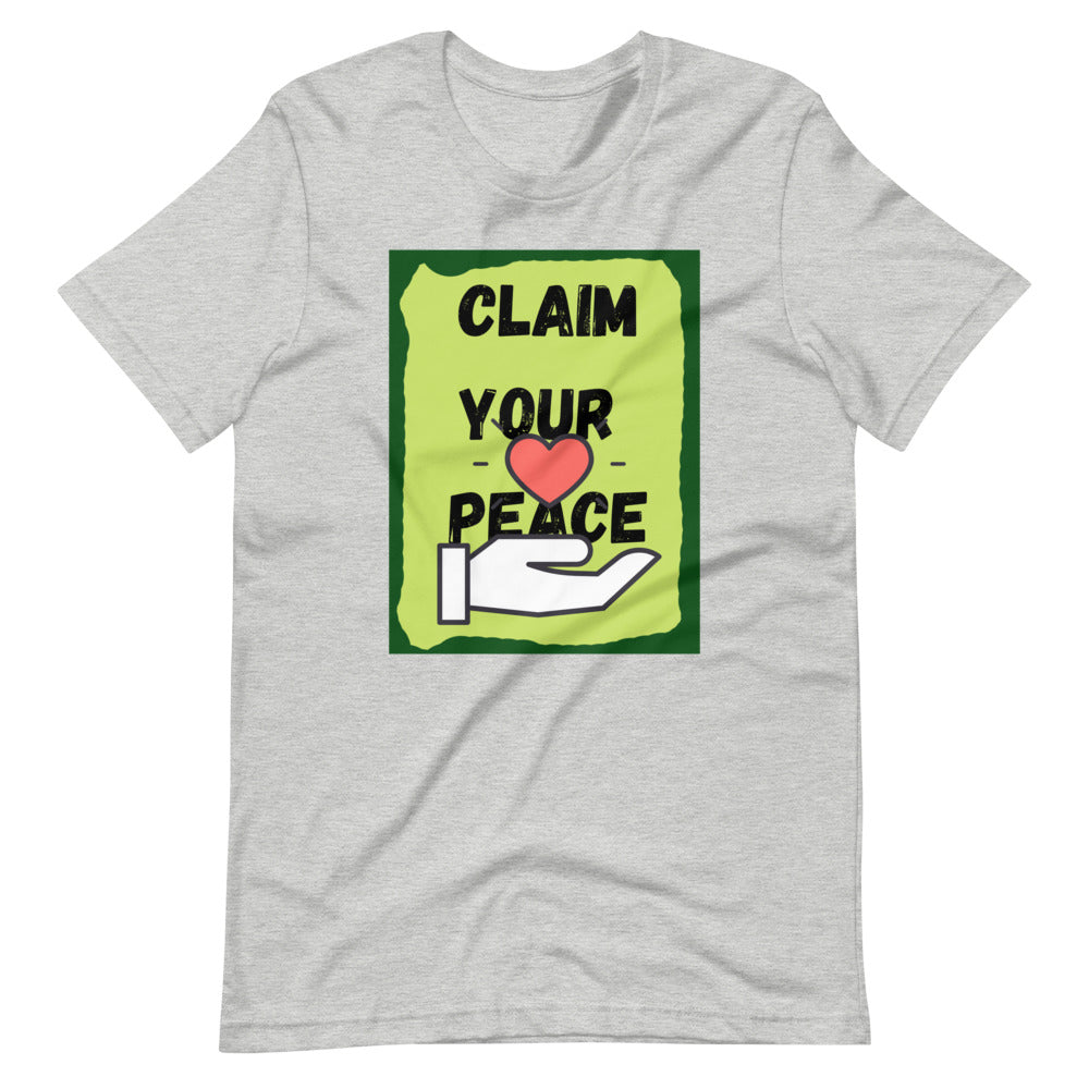 Claim Your Peace Short-Sleeve Unisex T-Shirt Cotesh