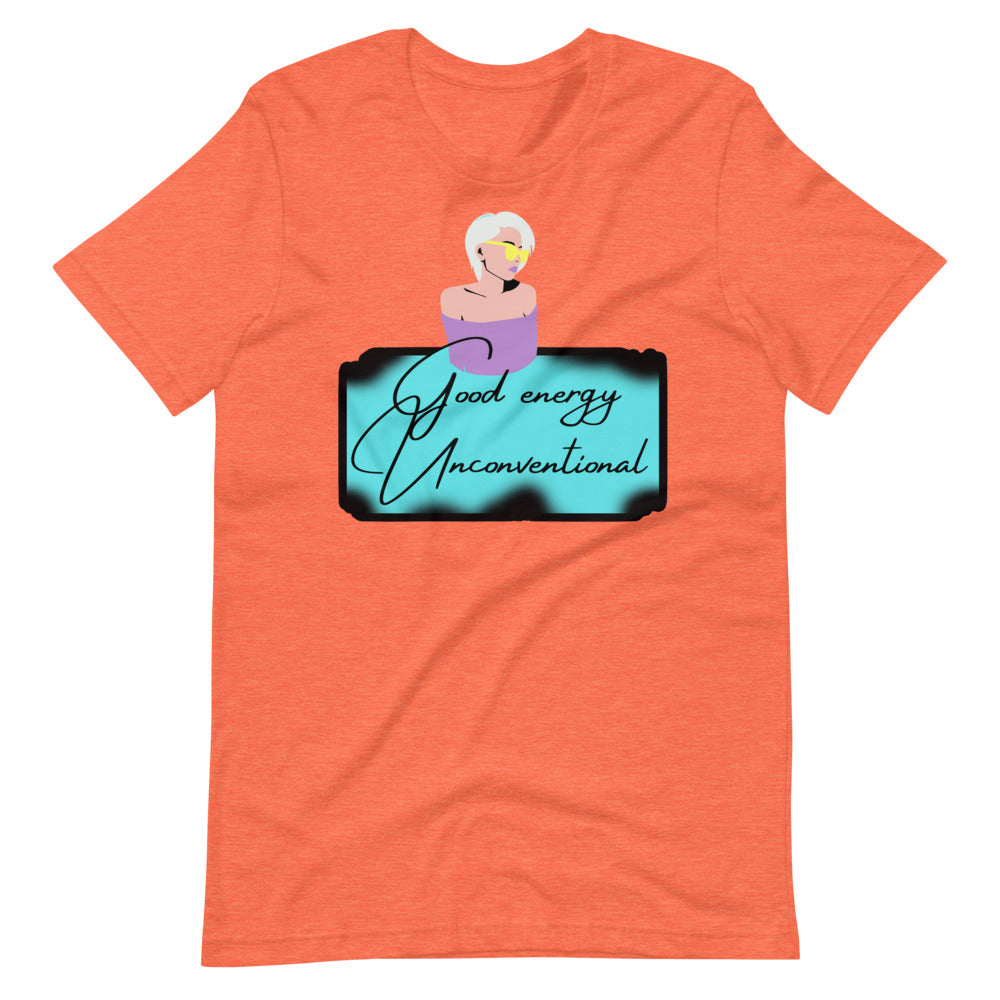 Good Energy Unconventional Short-Sleeve Unisex T-Shirt Cotesh