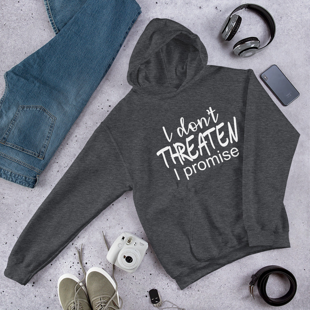 I don't threaten I promise Unisex Hoodie | Cotesh