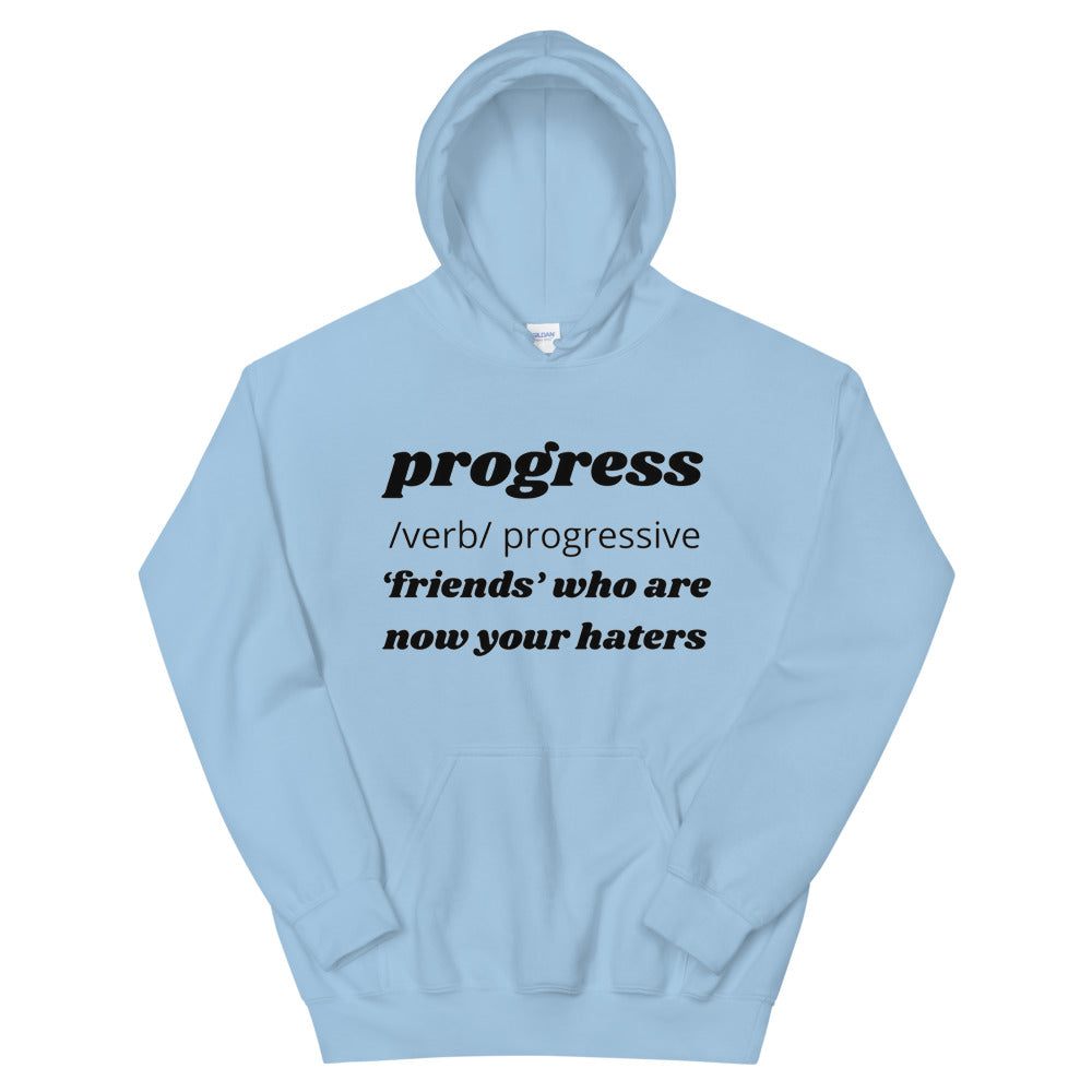Progress Unisex Hoodie Cotesh Blending Trends