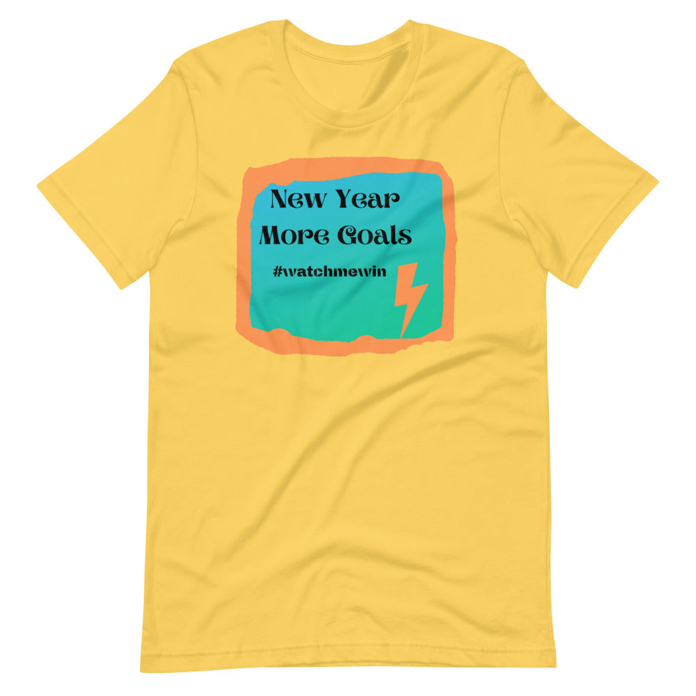 Now More Goals Short-Sleeve Unisex T-Shirt Cotesh