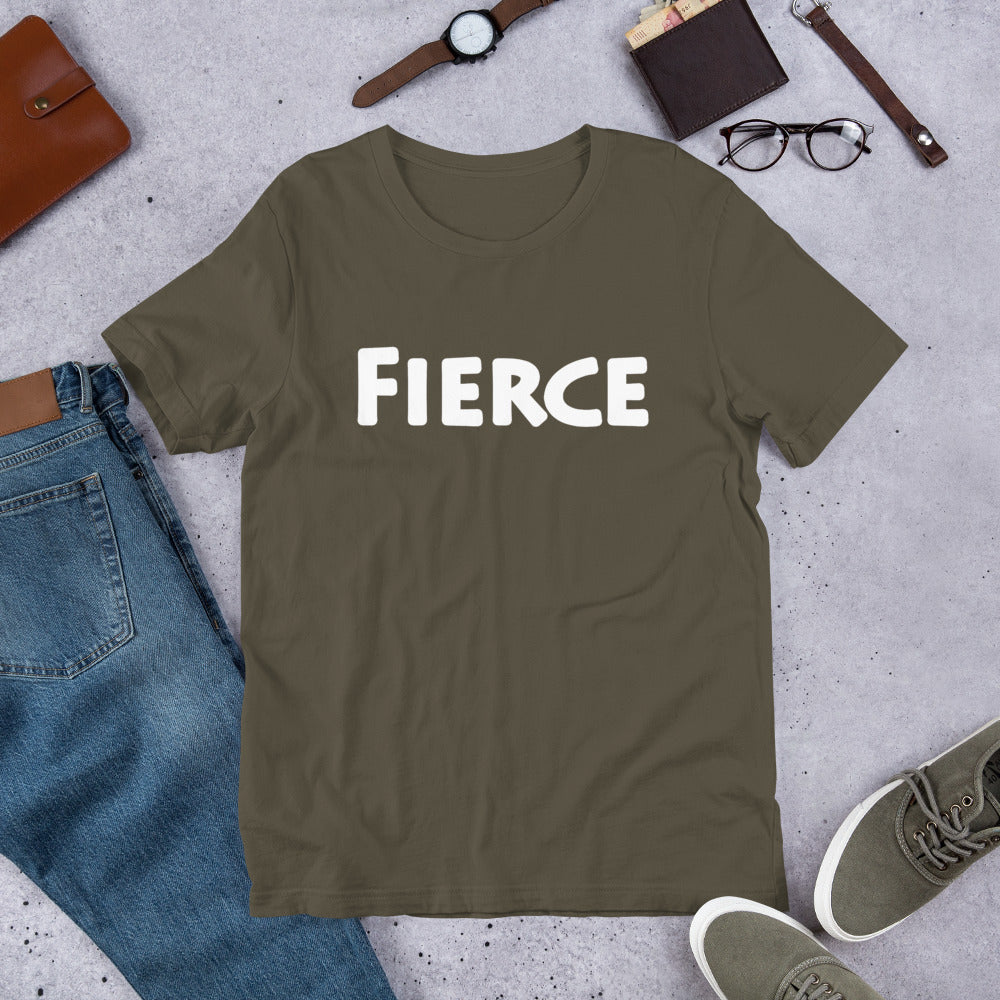 Fierce Short-Sleeve Unisex T-Shirt | Cotesh | Expression Tees