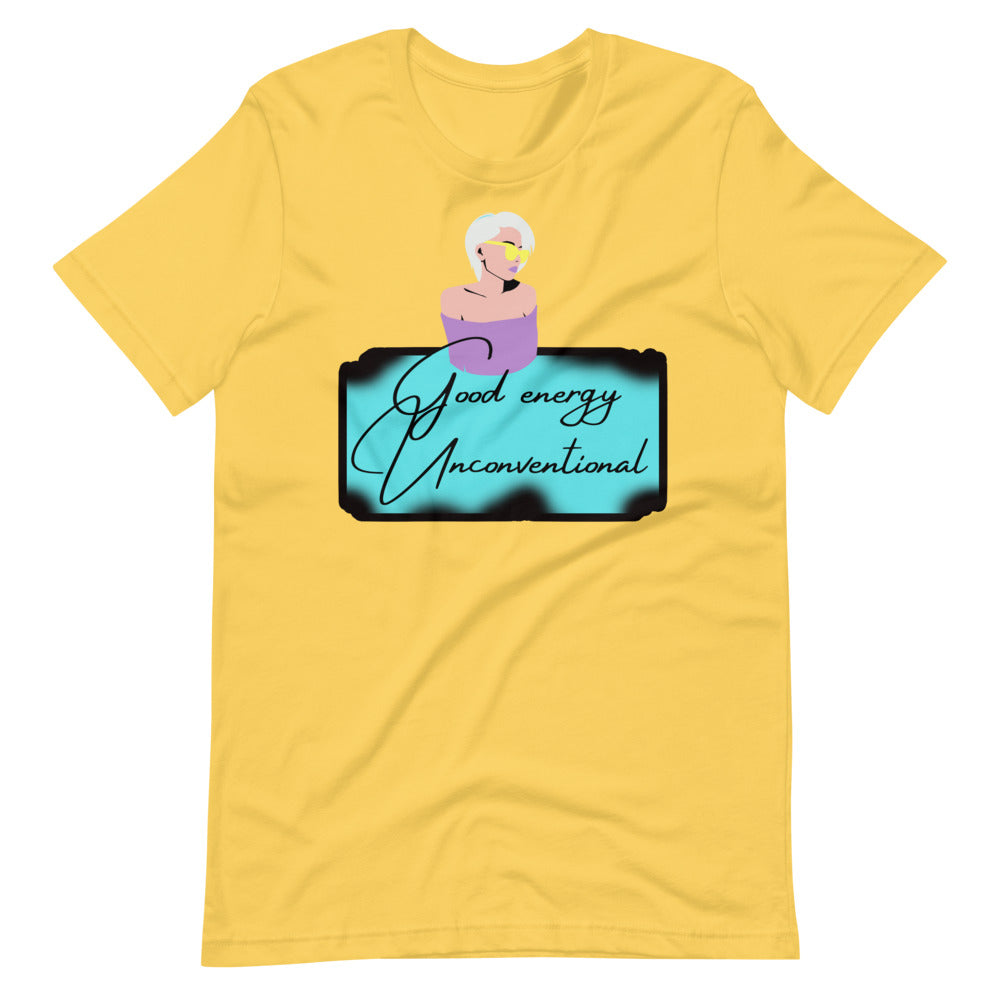 Good Energy Unconventional Short-Sleeve Unisex T-Shirt Cotesh