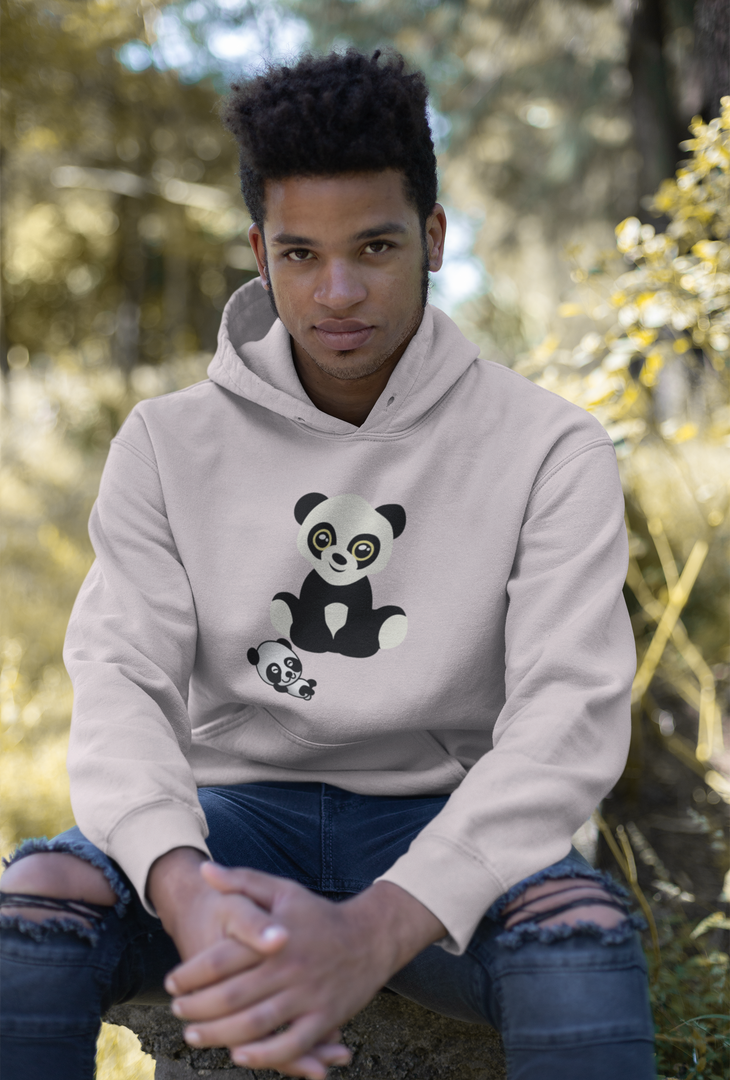 Panda Life Unisex fleece hoodie