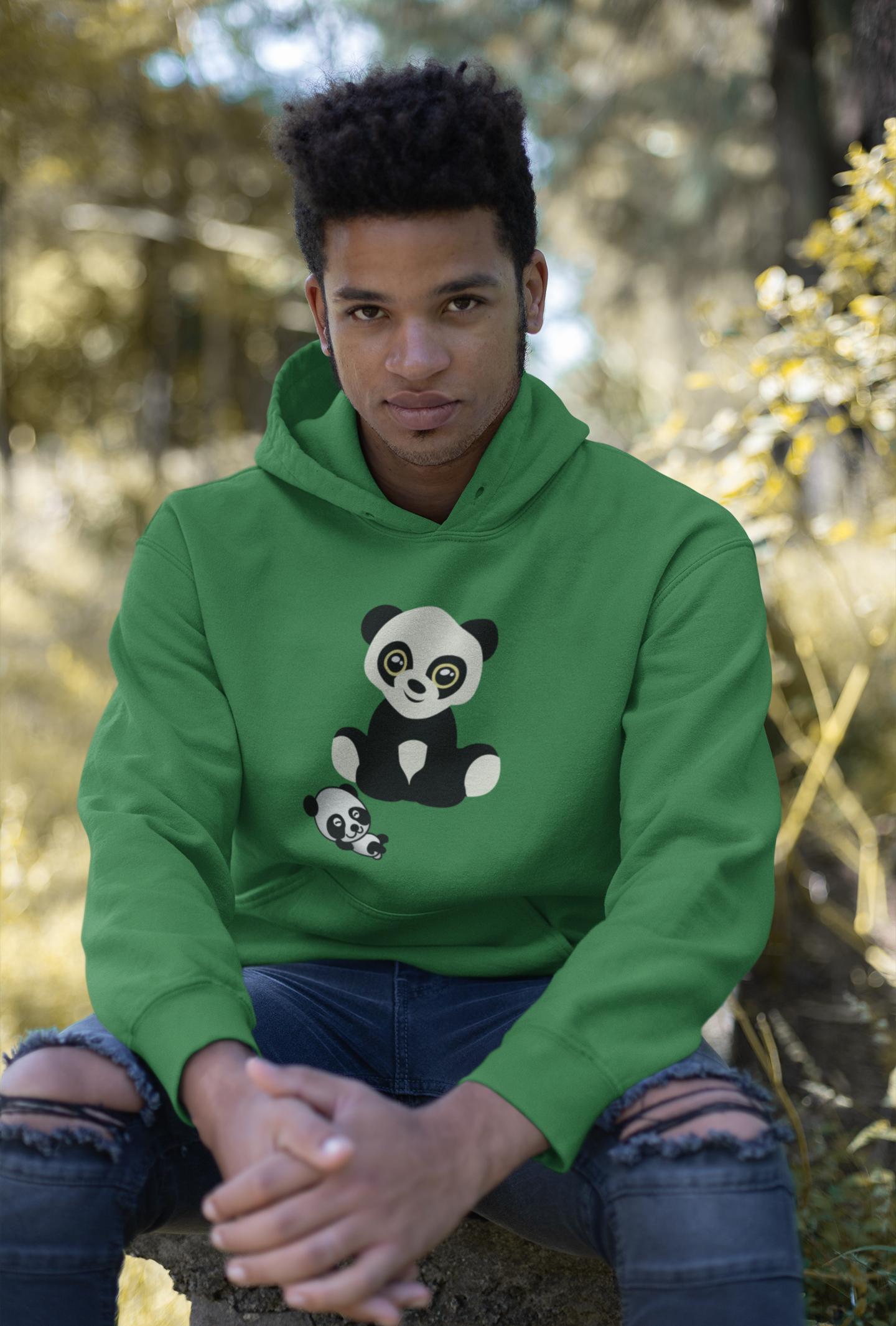 Panda Life Unisex fleece hoodie