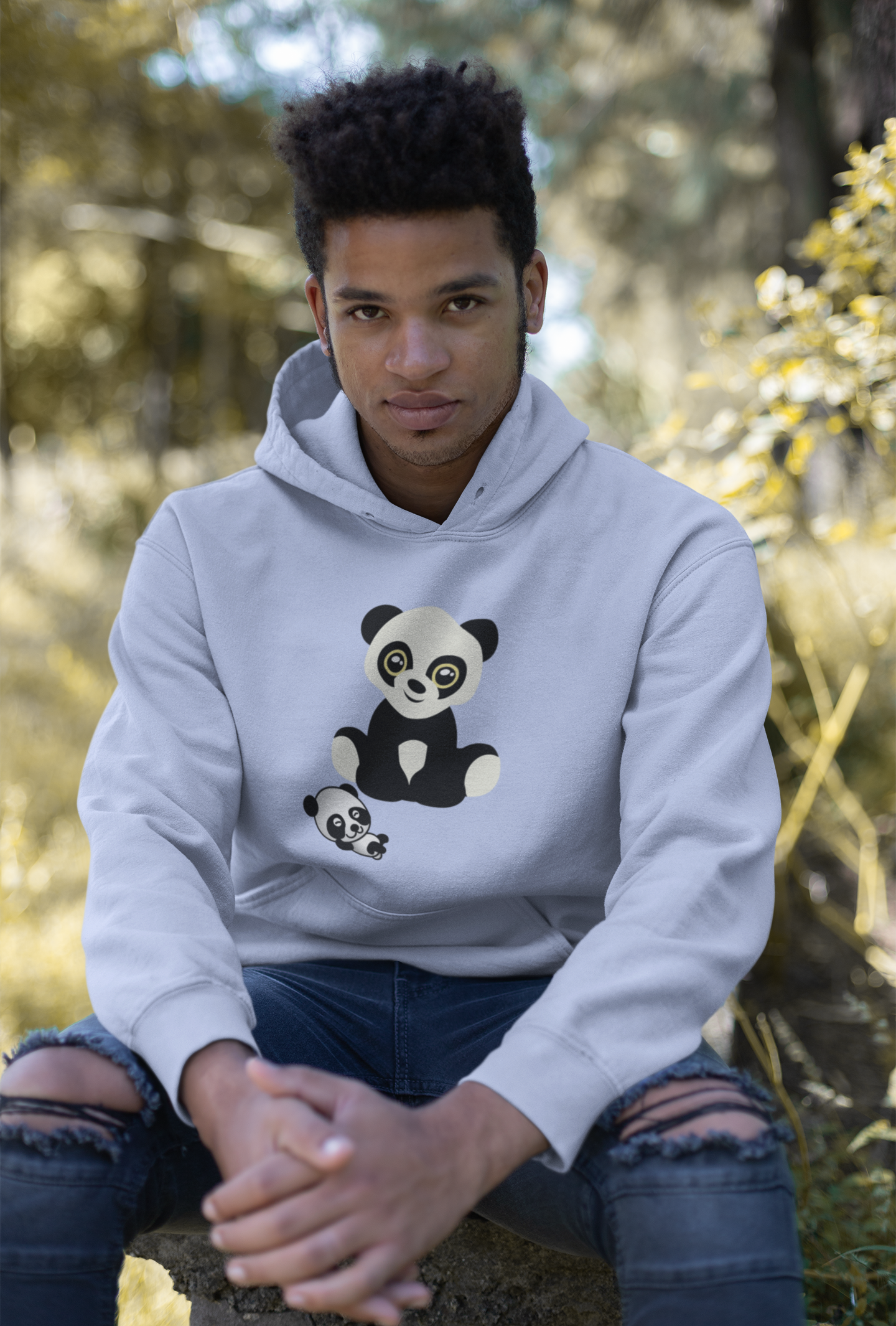 Panda Life Unisex fleece hoodie