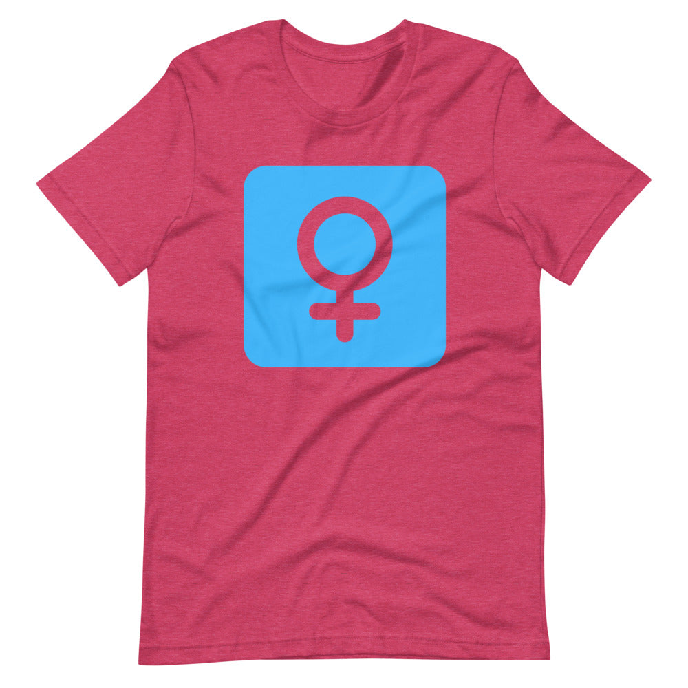 symbol ♀ Short-Sleeve Unisex T-Shirt Cotesh