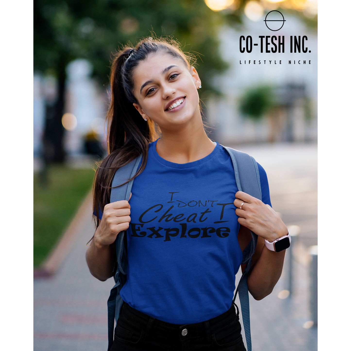 I Don't Cheat i explore | Short-Sleeve Unisex T-Shirt | Co-Tesh | slogan expression tees | Funny Hooks