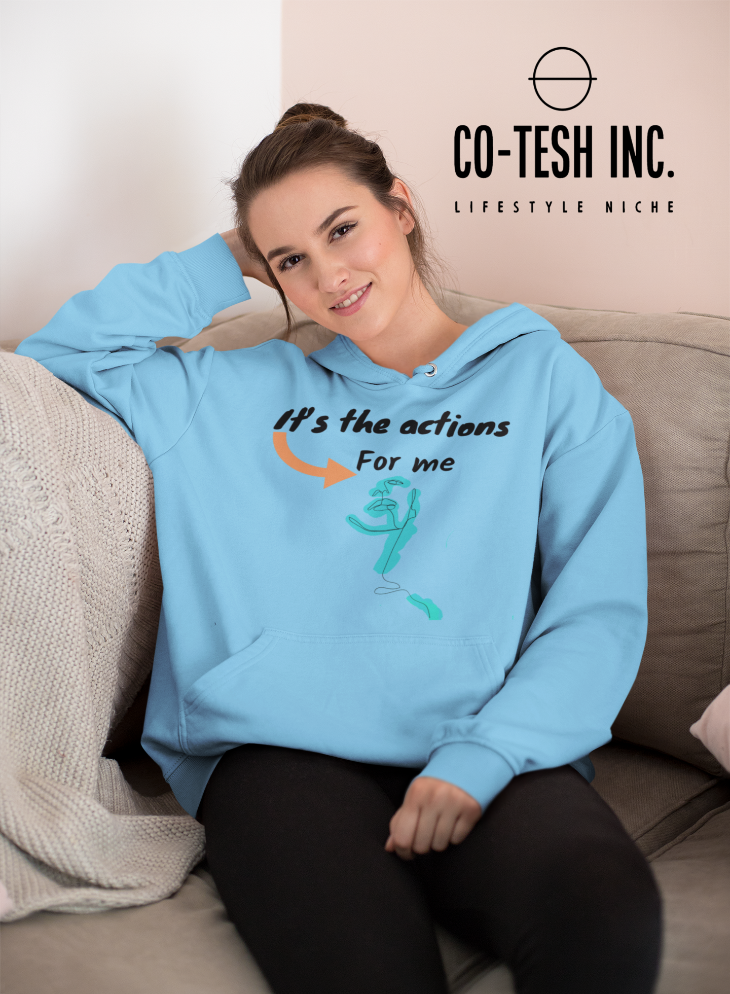 It's is the action for me Unisex Hoodie Cotesh