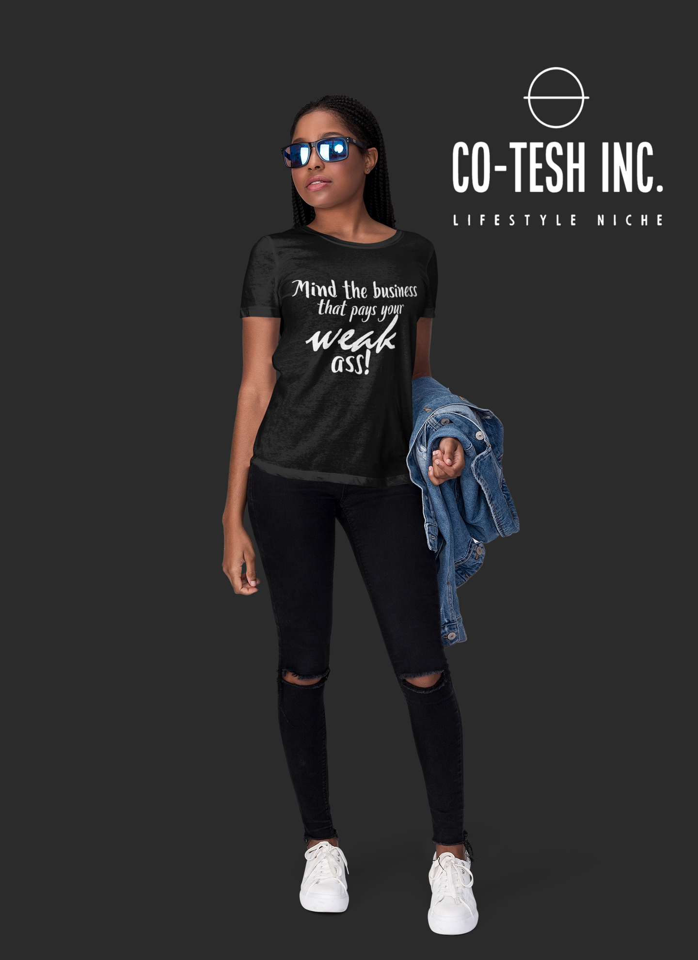 Mind the business that pays you weak ass Short-Sleeve Unisex T-Shirt | Expression Tees | Cotesh