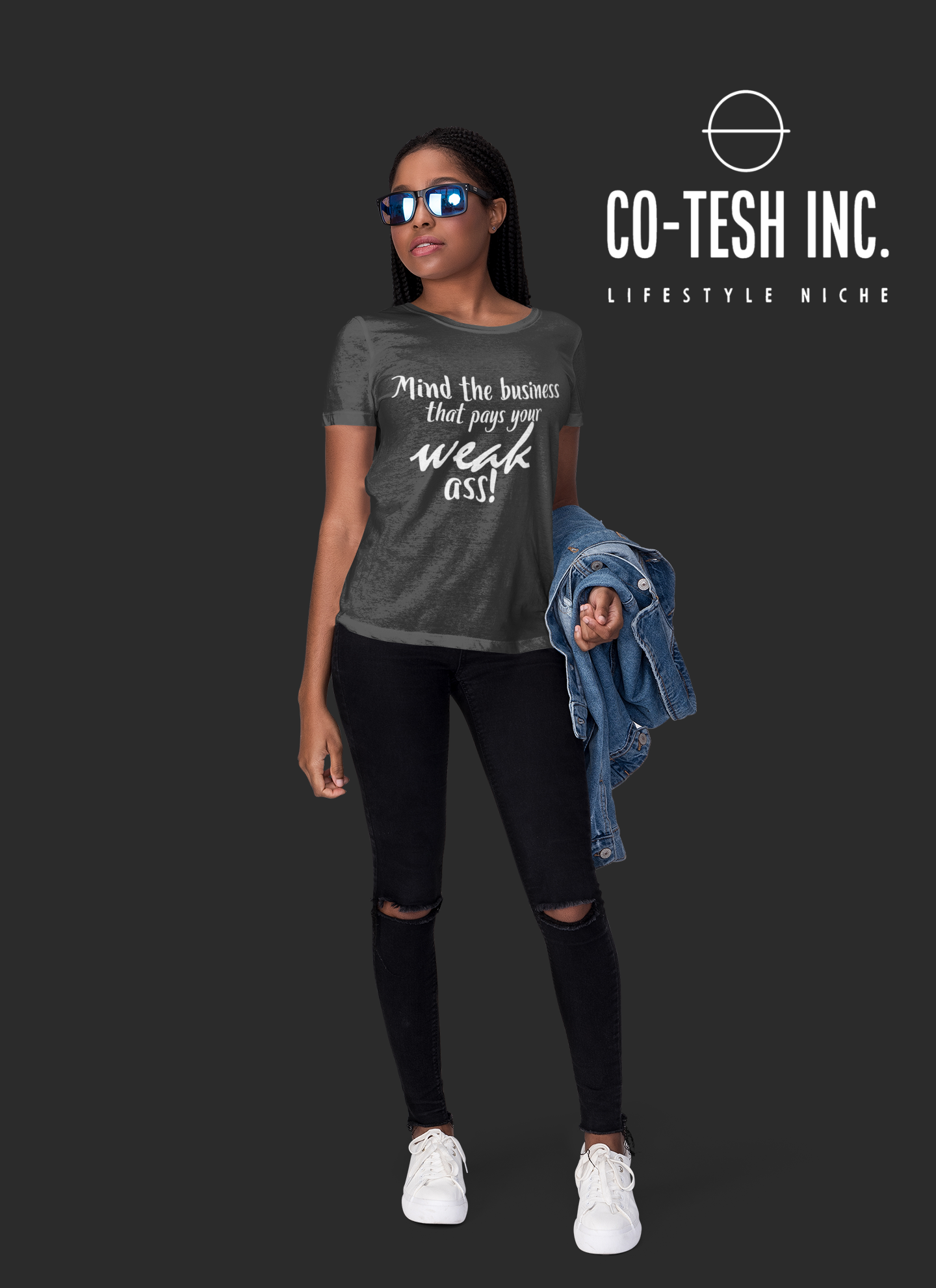 Mind the business that pays you weak ass Short-Sleeve Unisex T-Shirt | Expression Tees | Cotesh