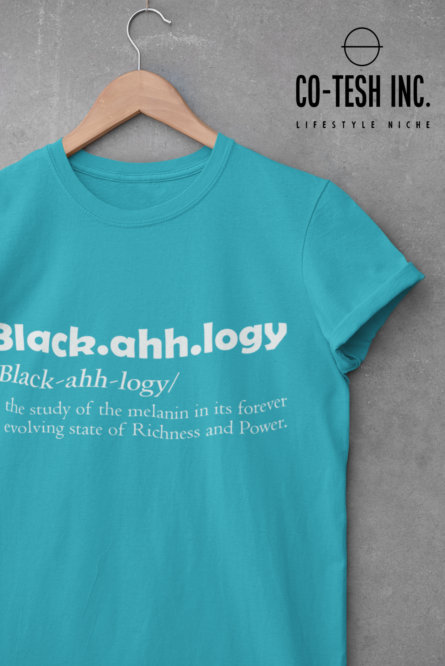 Black.ahh.logy | Short-Sleeve Unisex T-Shirt | Conscious Movement | Cotesh | expression tees