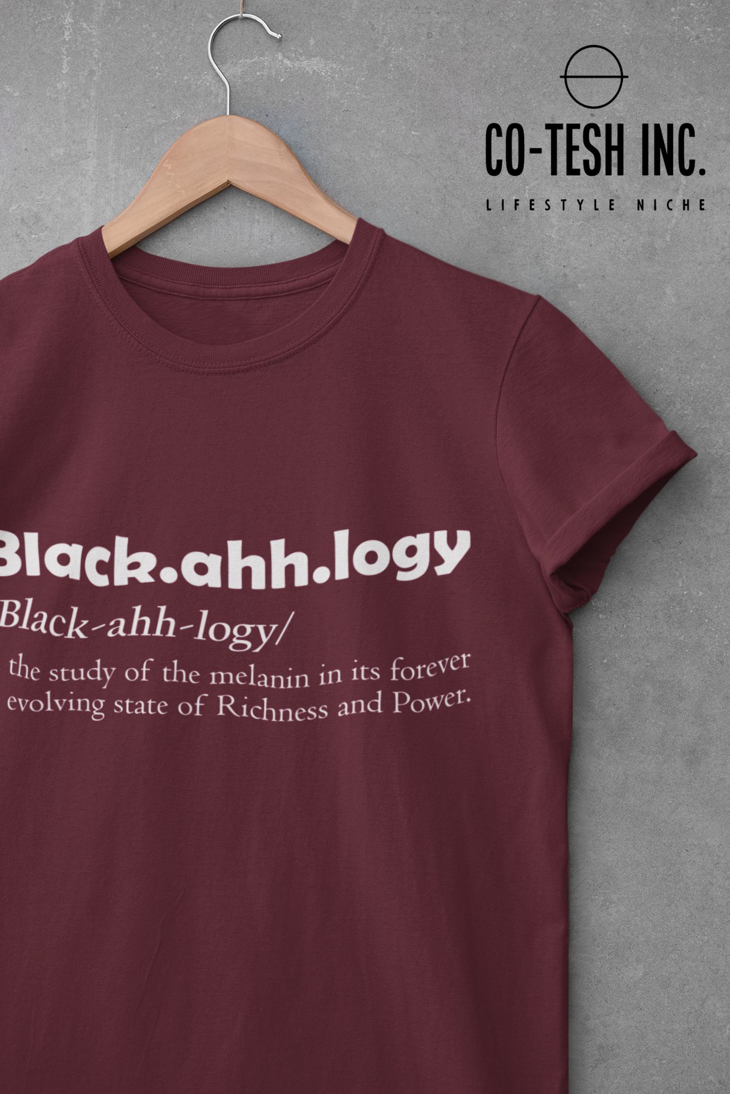 Black.ahh.logy | Short-Sleeve Unisex T-Shirt | Conscious Movement | Cotesh | expression tees
