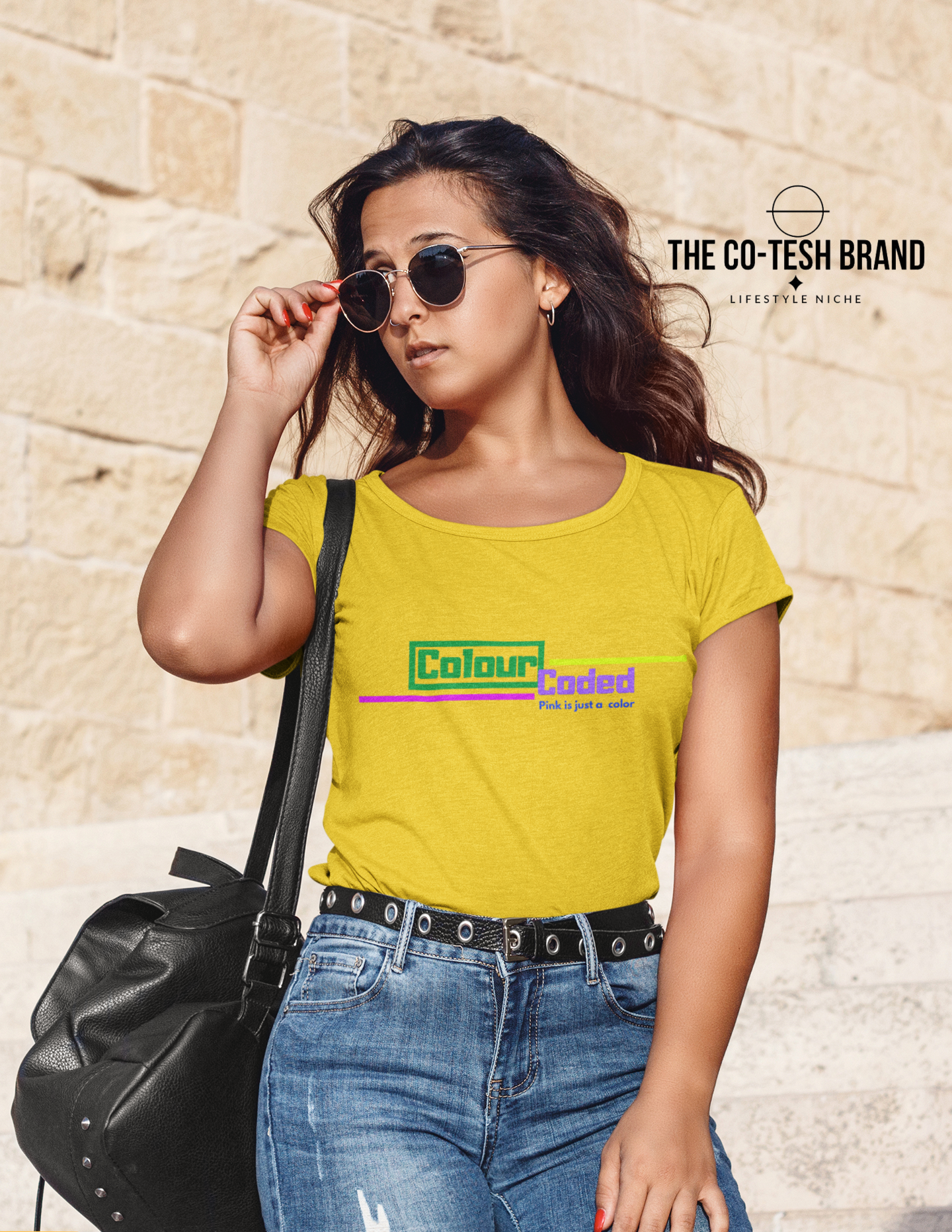 Color Coded 1-Short-Sleeve Unisex T-Shirt by Co-Tesh