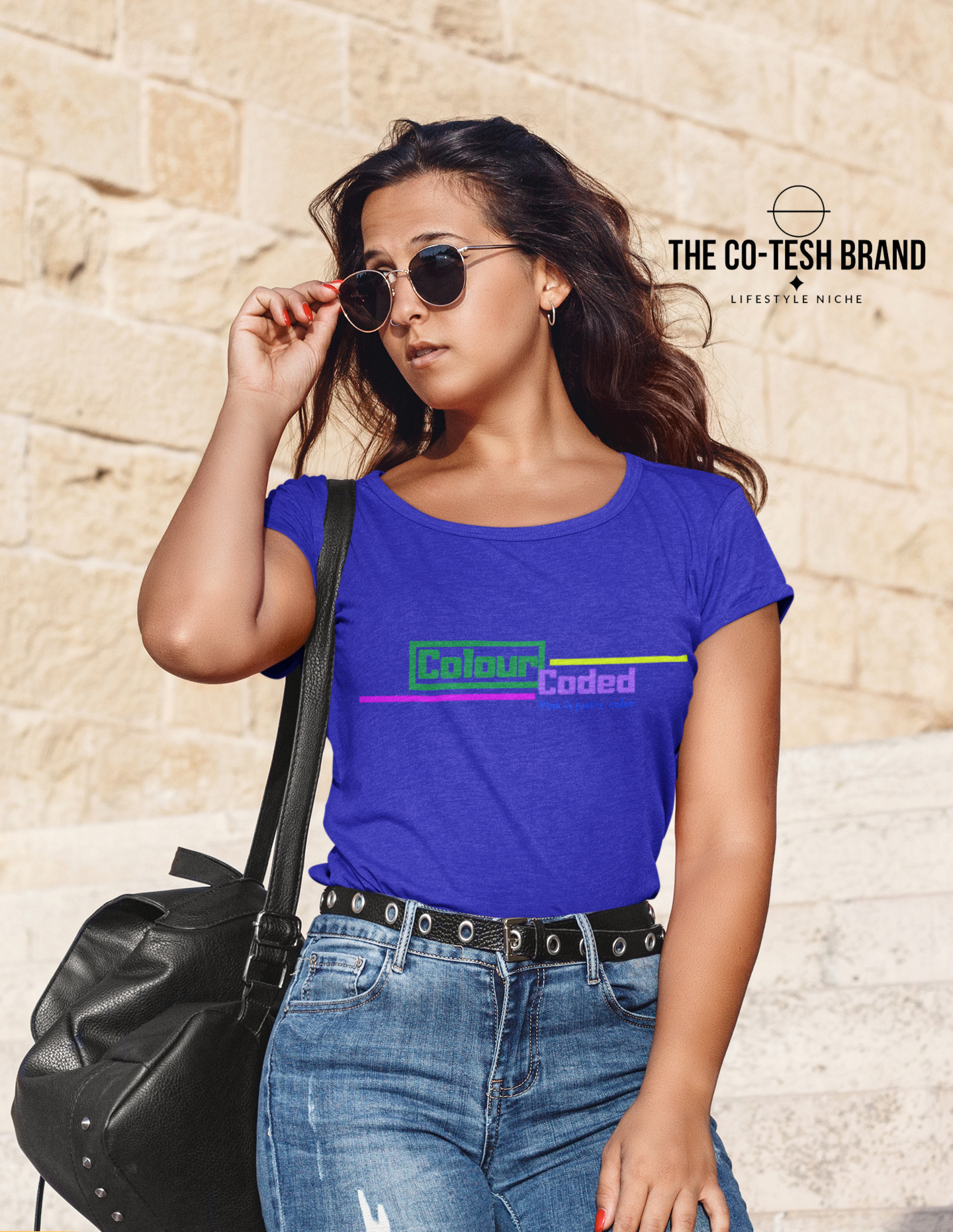 Color Coded 1-Short-Sleeve Unisex T-Shirt by Co-Tesh