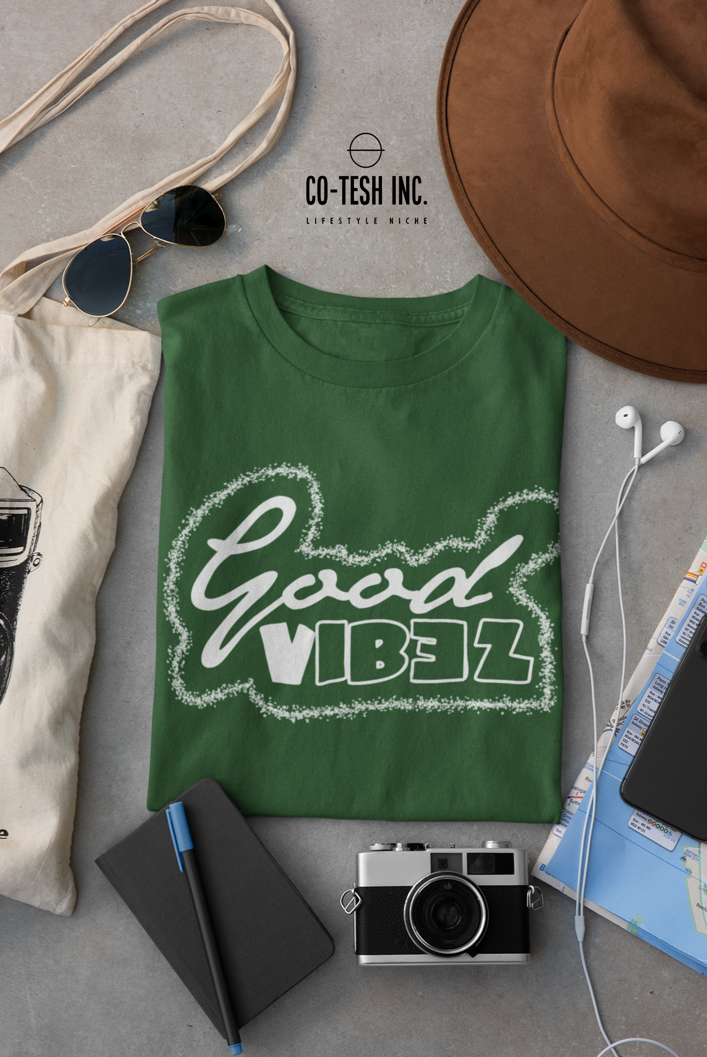 Good Vibes | Short-Sleeve Unisex T-Shirt | Good Vibes | Expression Tees | cotesh