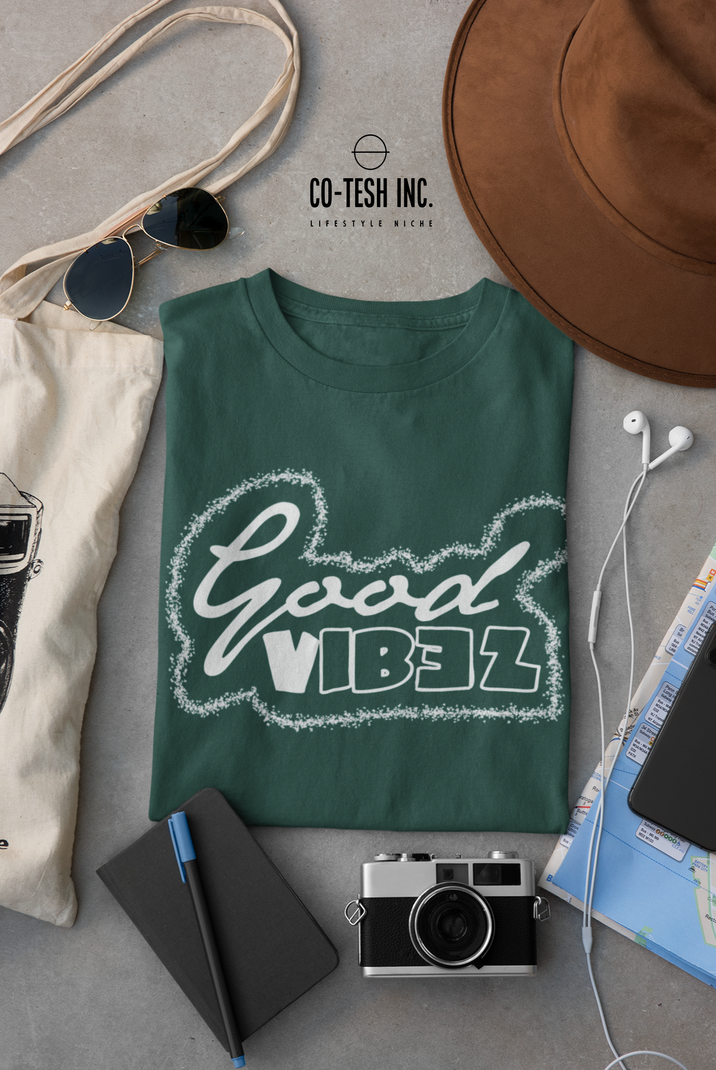 Good Vibes | Short-Sleeve Unisex T-Shirt | Good Vibes | Expression Tees | cotesh