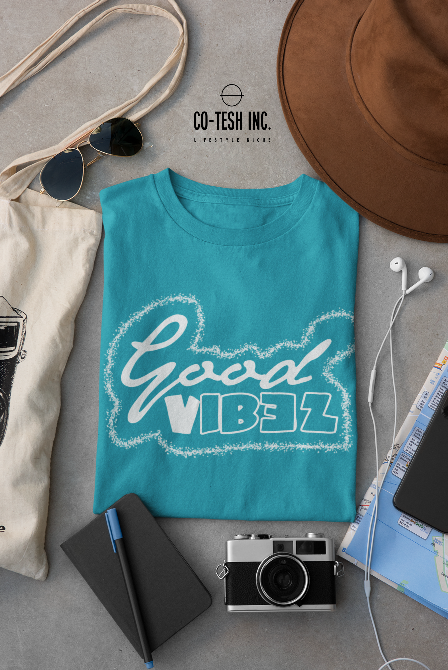 Good Vibes | Short-Sleeve Unisex T-Shirt | Good Vibes | Expression Tees | cotesh