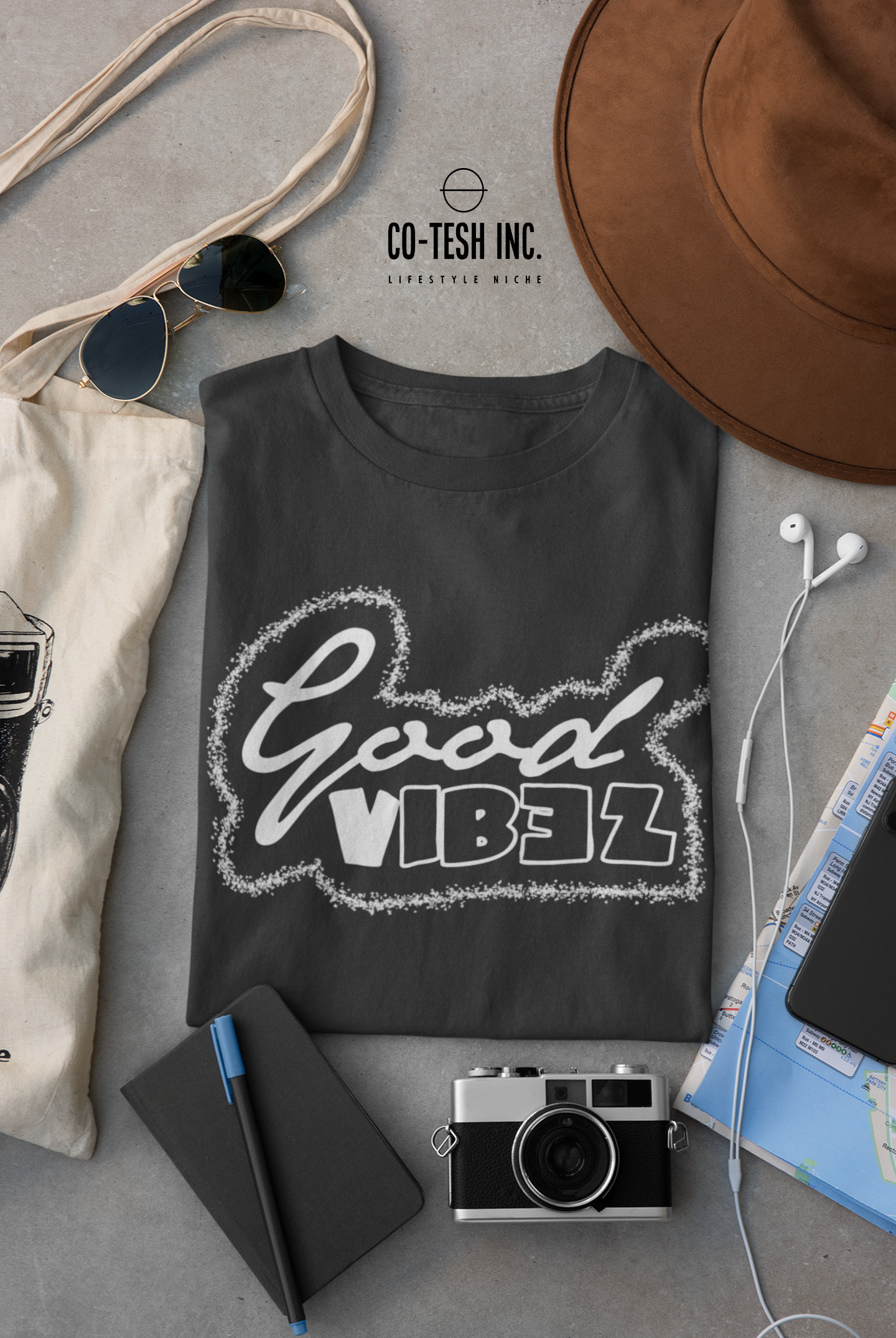 Good Vibes | Short-Sleeve Unisex T-Shirt | Good Vibes | Expression Tees | cotesh