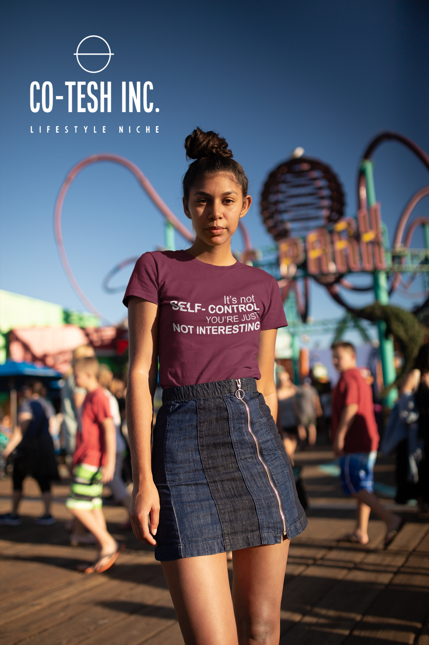 It's not self control you're just not interesting Short-Sleeve Unisex T-Shirt | Expression Tees | Cotesh