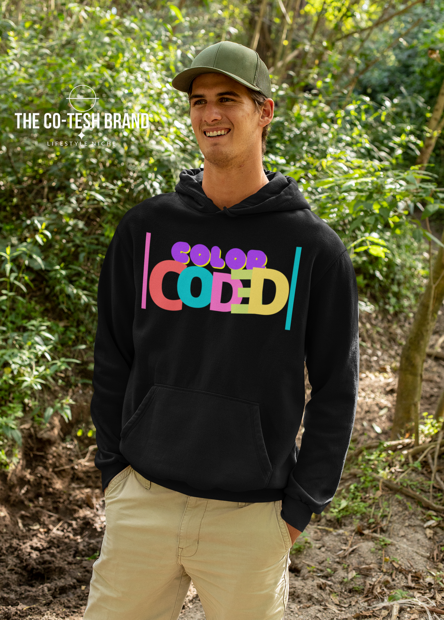 Color Coded 2-Unisex Hoodie by CoTesh