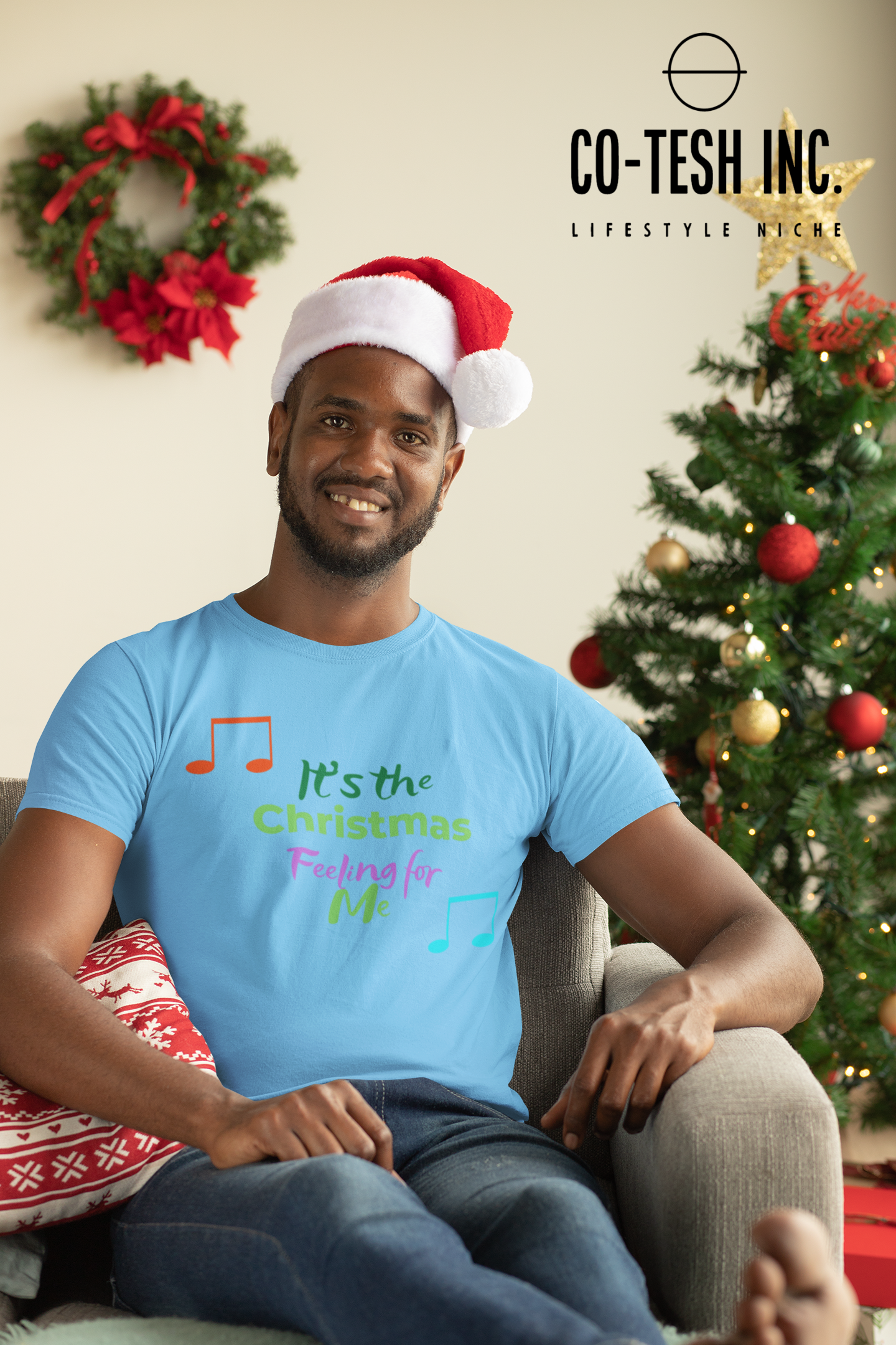 It's the merry christmas feeling for me Short-Sleeve Unisex T-Shirt Cotesh