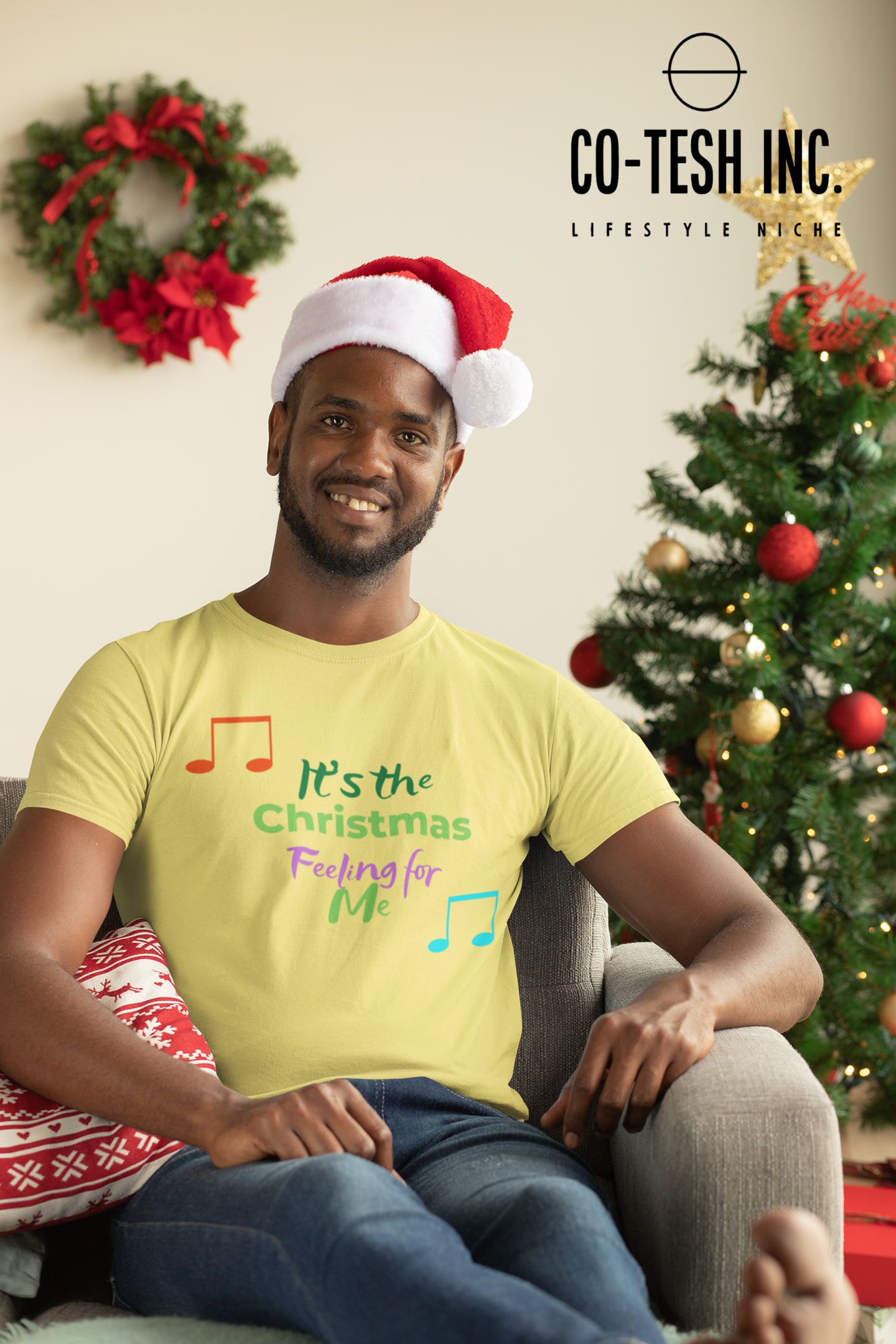 It's the merry christmas feeling for me Short-Sleeve Unisex T-Shirt Cotesh