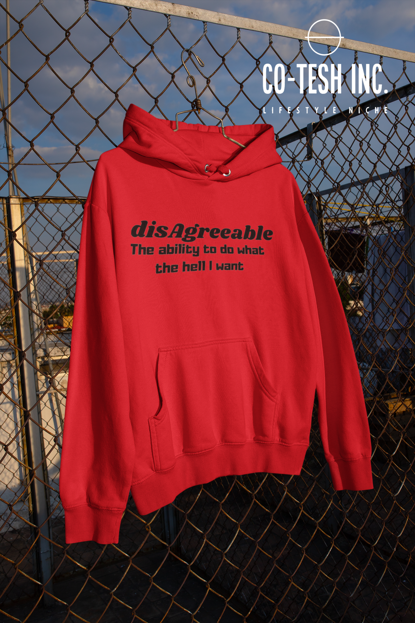 Disagreeable and un-apologetic Unisex Hoodie Coteh Bleding Trends