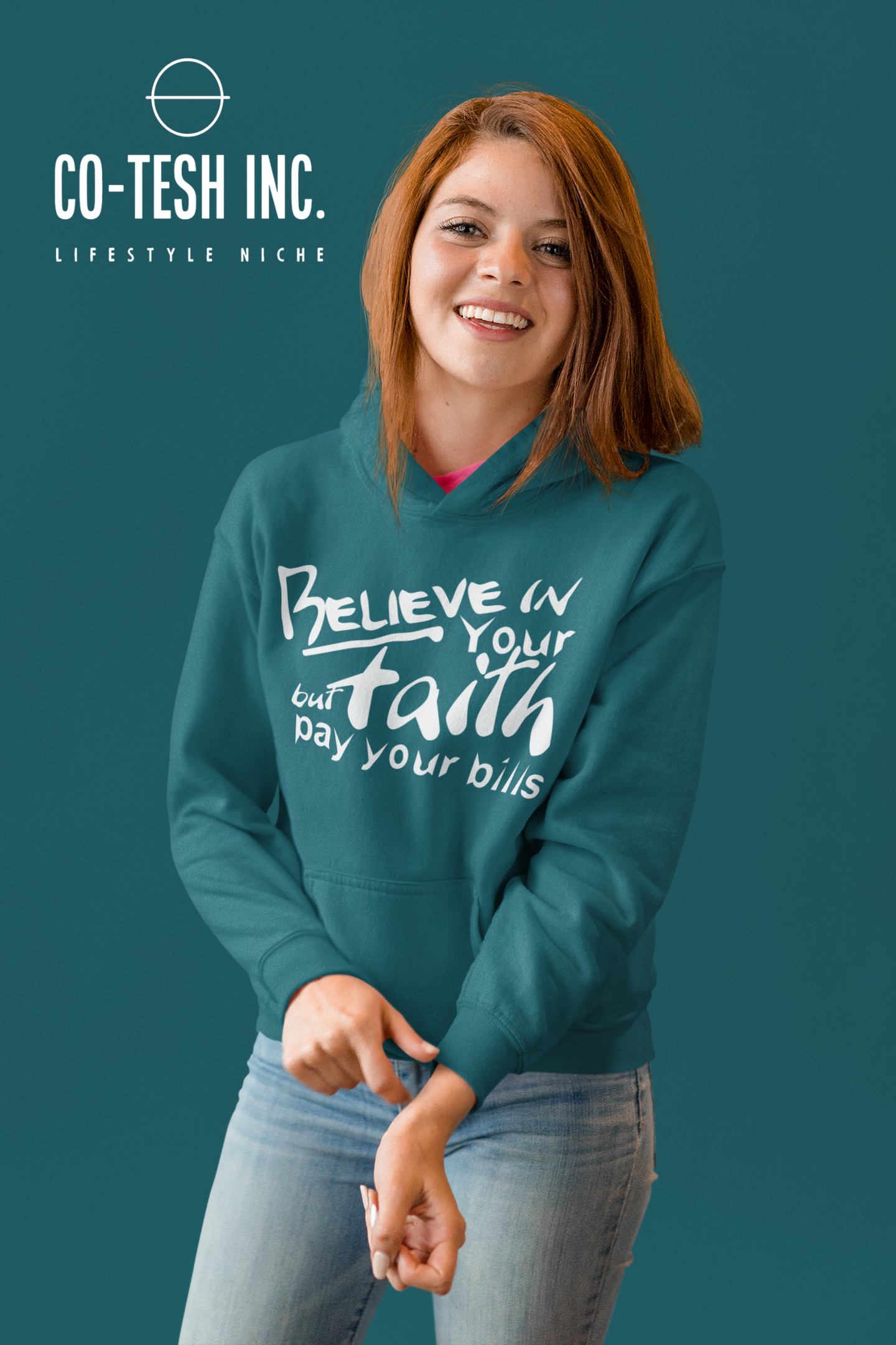 Believe in your faith | Unisex Hoodie | expression hoodies | Cotesh