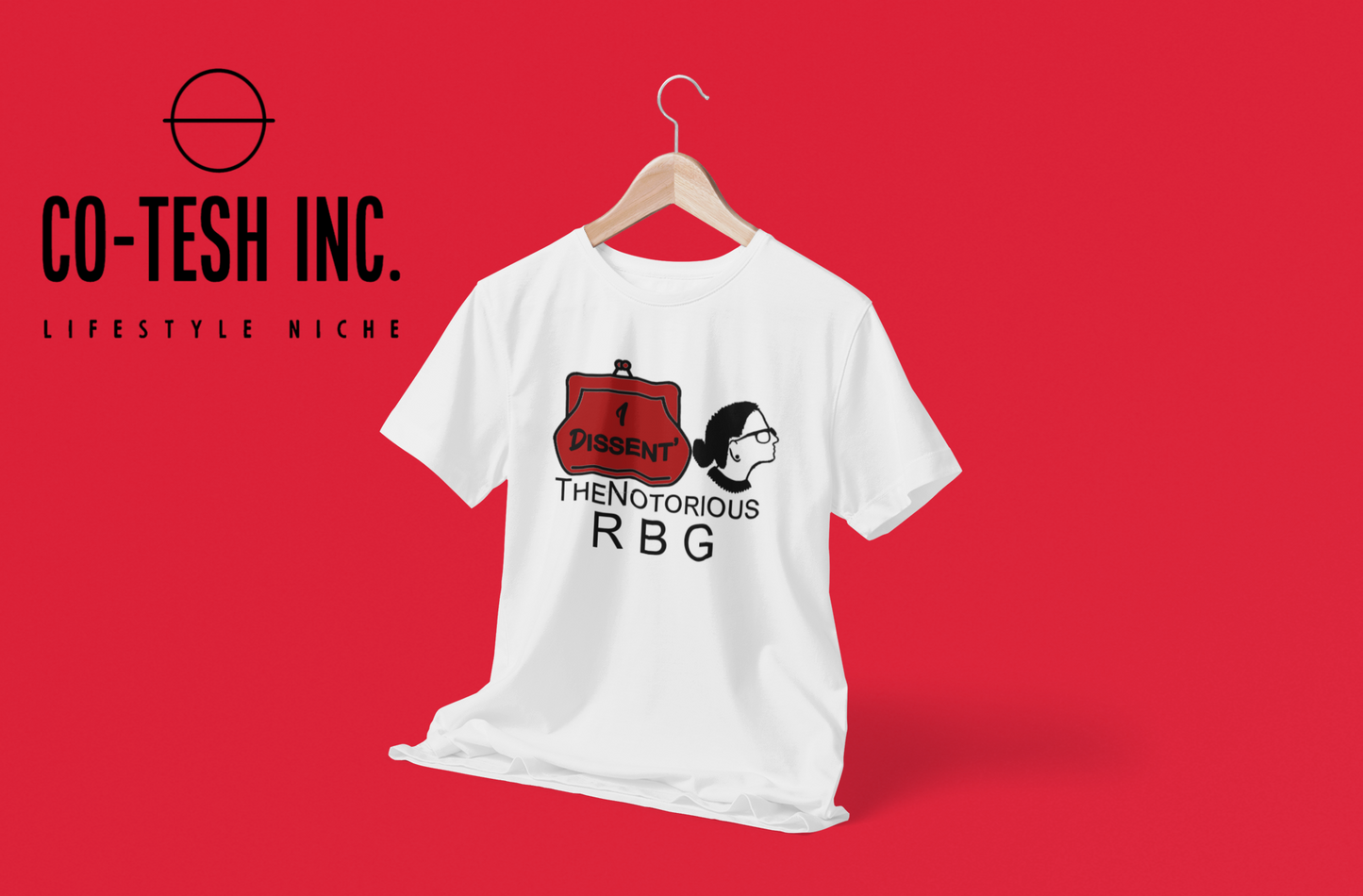 I Dissent The Notorious R B G Short-Sleeve Unisex T-Shirt | Cotesh | RBG