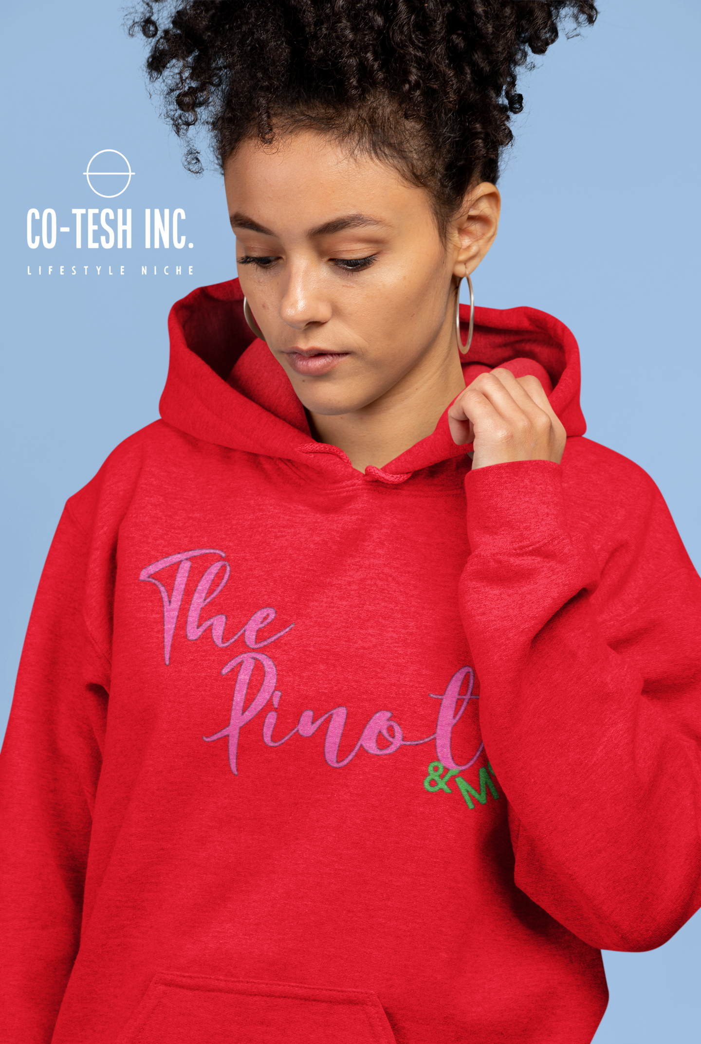 The Pinot and me Unisex Hoodie Cotesh Blending Trends