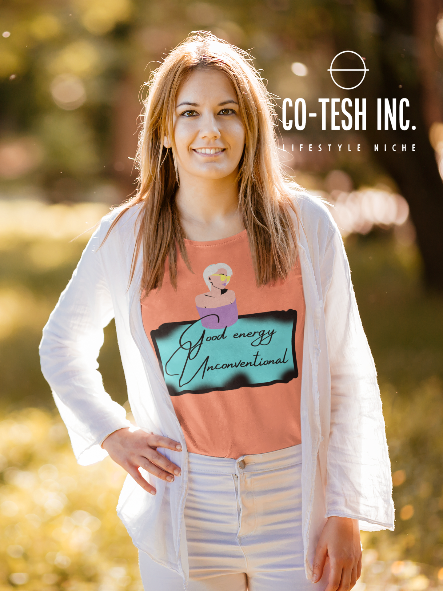 Good Energy Unconventional Short-Sleeve Unisex T-Shirt Cotesh