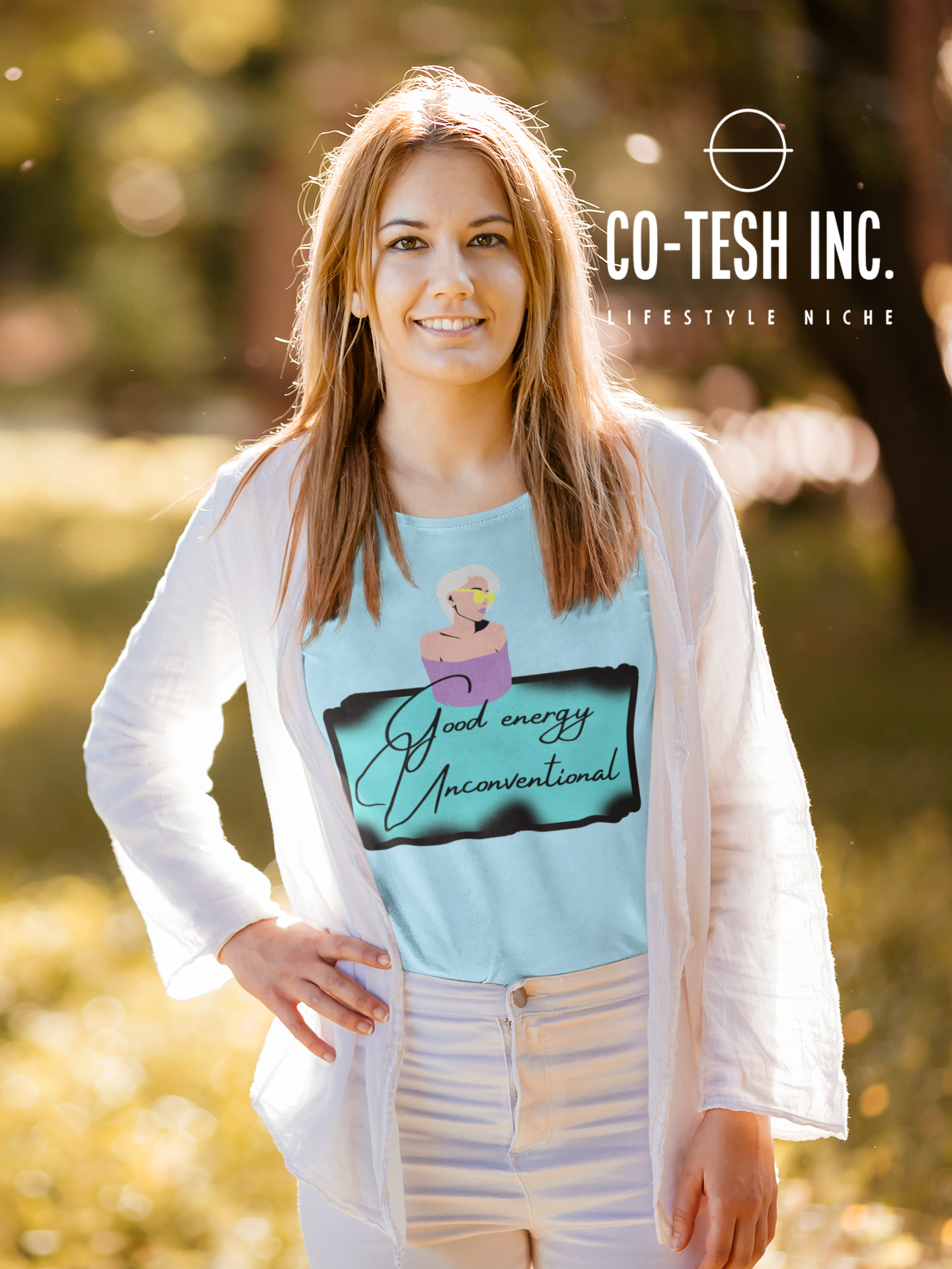Good Energy Unconventional Short-Sleeve Unisex T-Shirt Cotesh