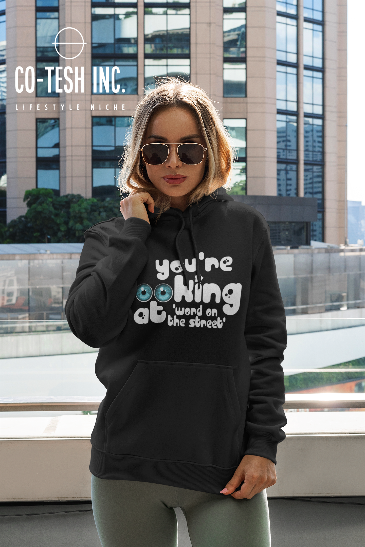 You're looking at Word on the street Unisex Hoodie | Cotesh | hoodiez