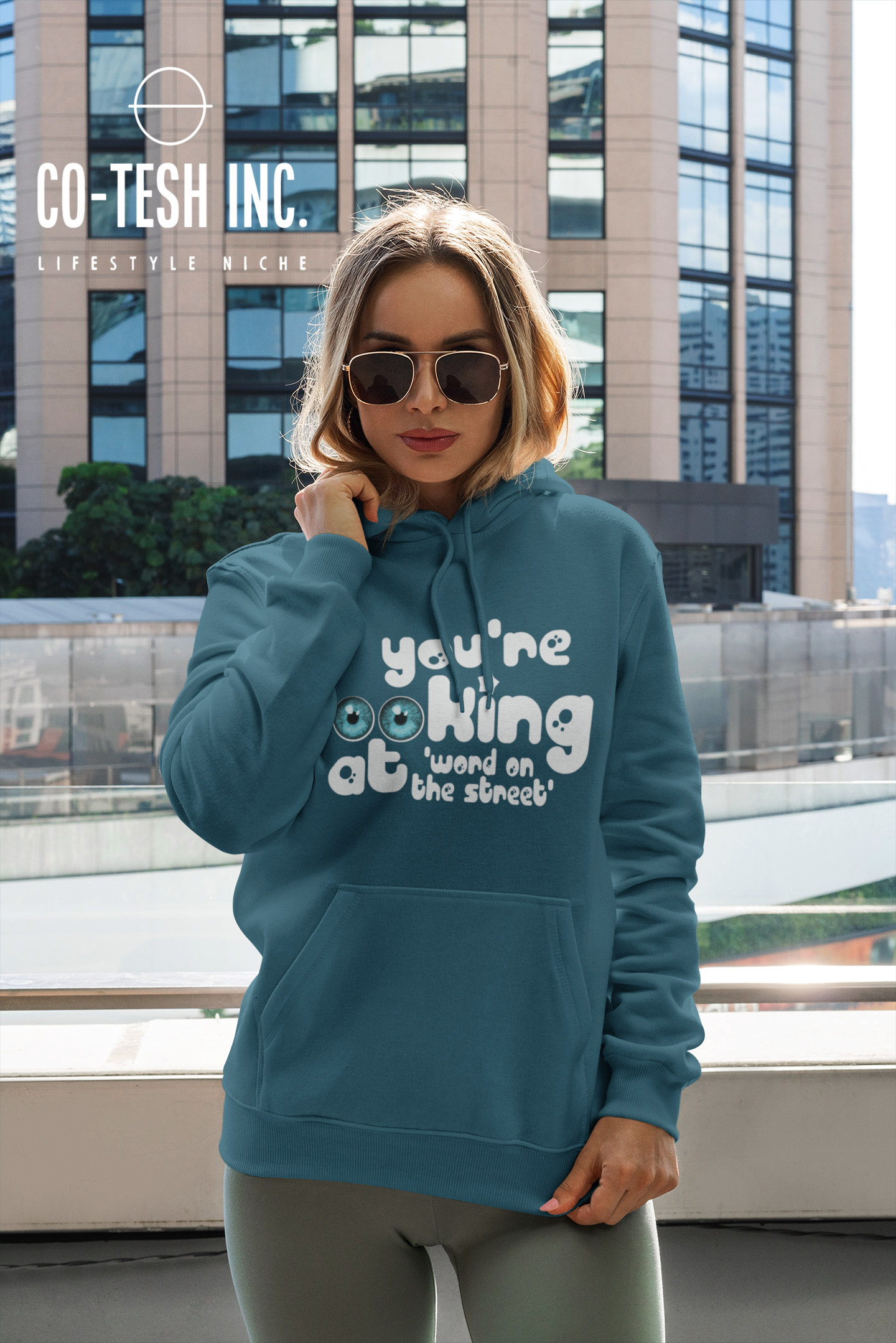 You're looking at Word on the street Unisex Hoodie | Cotesh | hoodiez