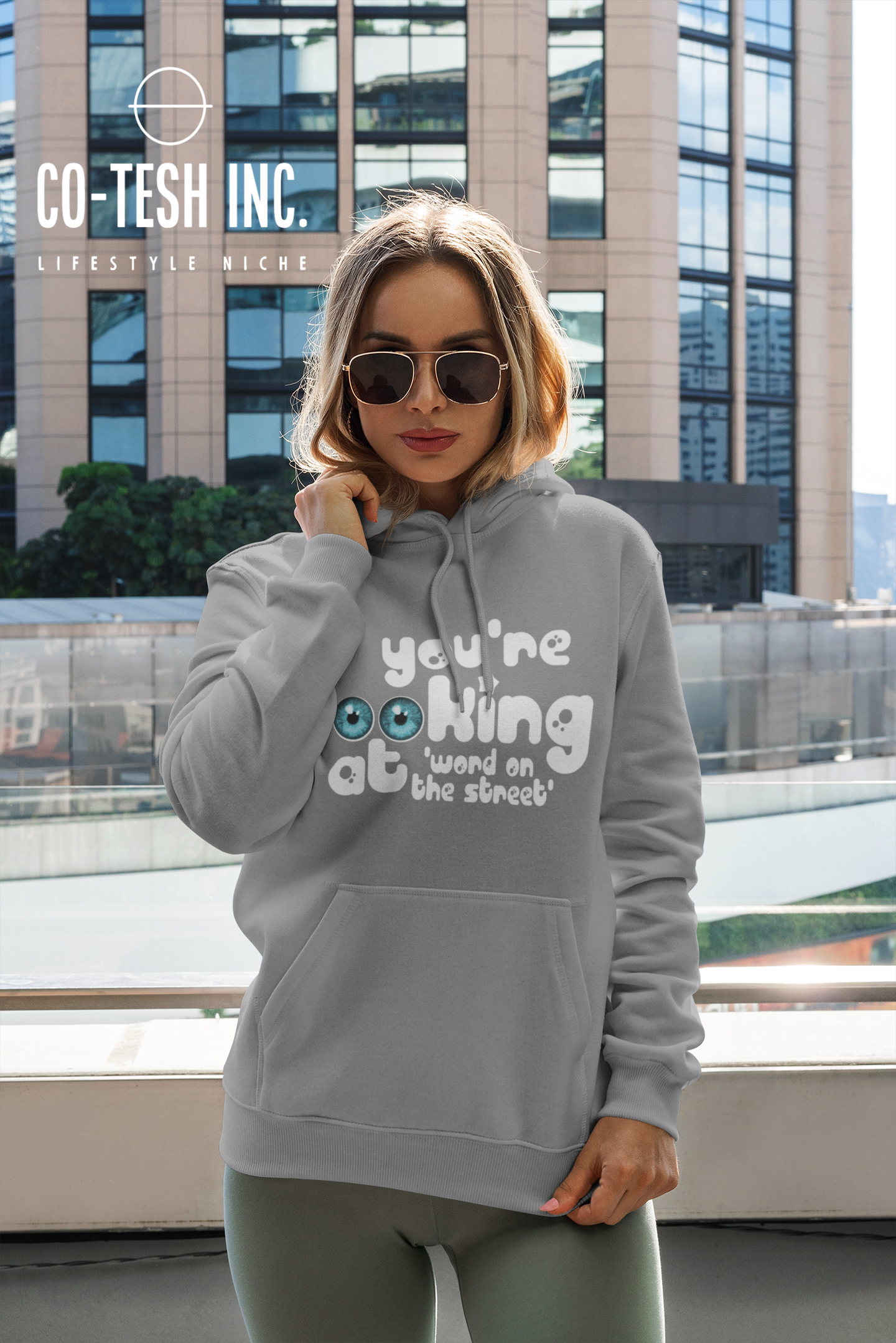 You're looking at Word on the street Unisex Hoodie | Cotesh | hoodiez