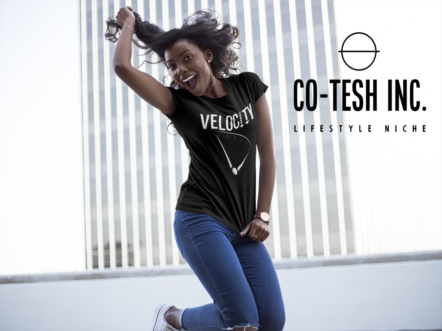 Velocity | Short-Sleeve Unisex T-Shirt | good vibes | expression tees | Cotesh