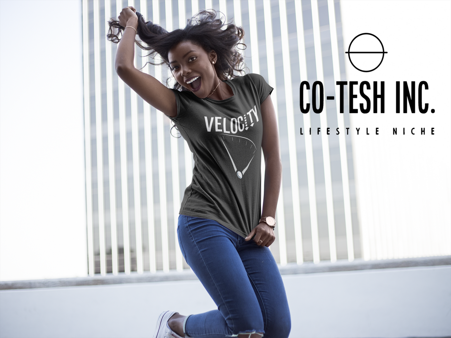 Velocity | Short-Sleeve Unisex T-Shirt | good vibes | expression tees | Cotesh