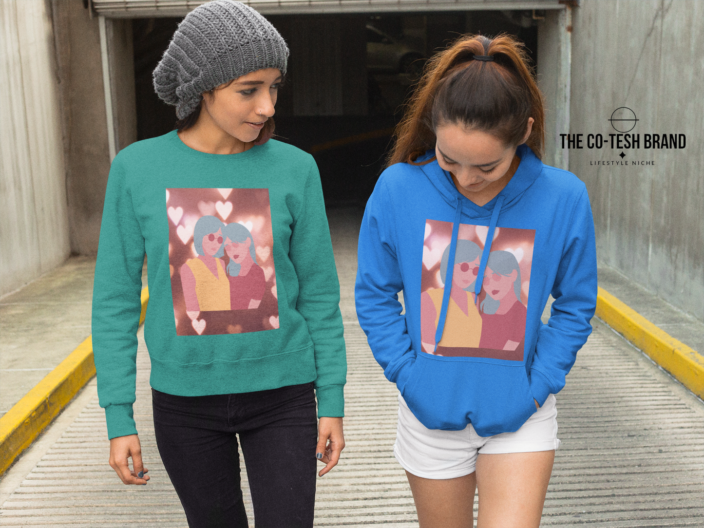 Girls Rock-Unisex Hoodie by Co-Tesh
