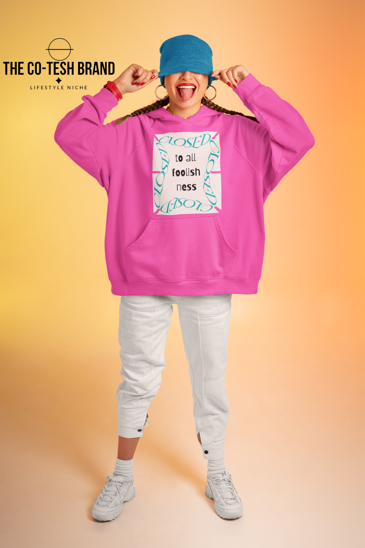 Closed To All Foolishness-Unisex Hoodie by Co-Tesh