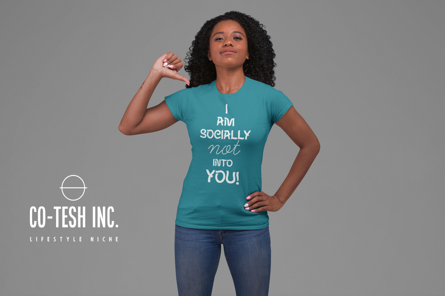 I Am Socially Not Into You Short-Sleeve Unisex T-Shirt | Expression Tees | Co Tesh