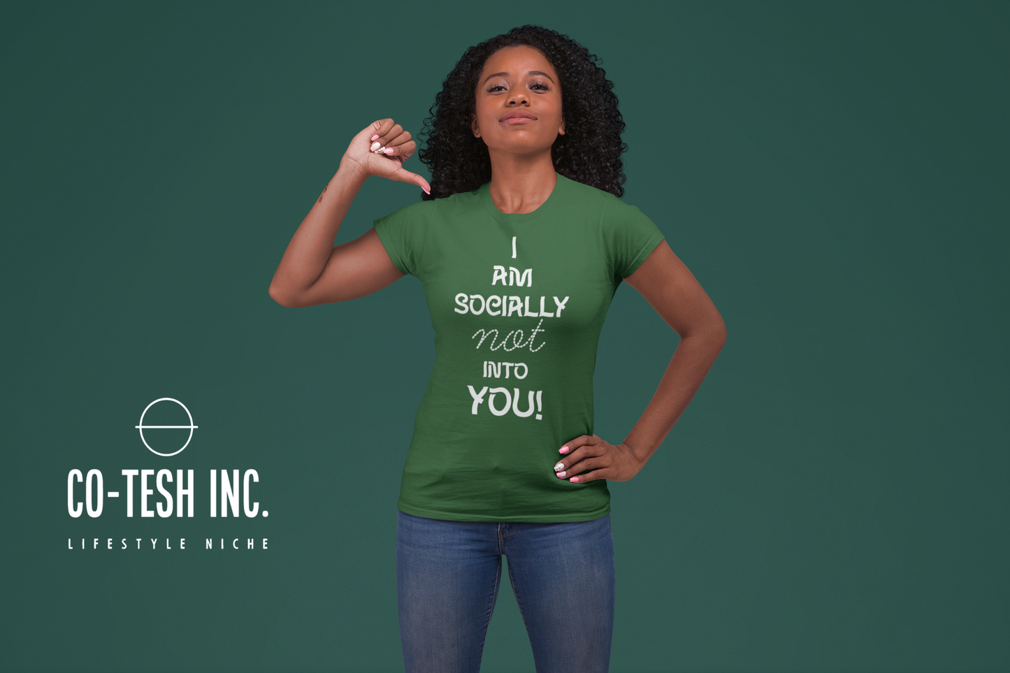 I Am Socially Not Into You Short-Sleeve Unisex T-Shirt | Expression Tees | Co Tesh