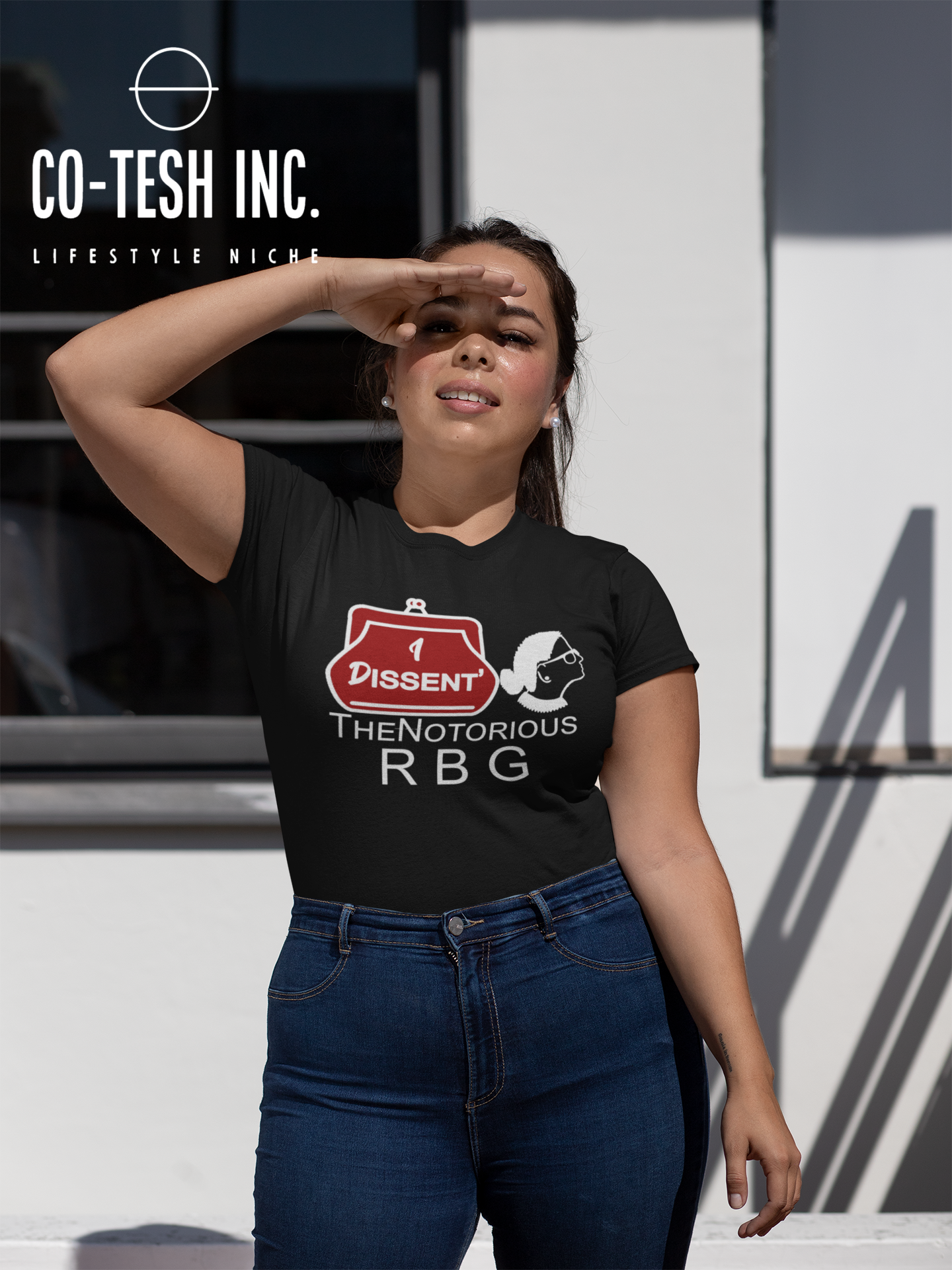 I Dissent The Notorious R B G Short-Sleeve Unisex T-Shirt | Cotesh | RBG