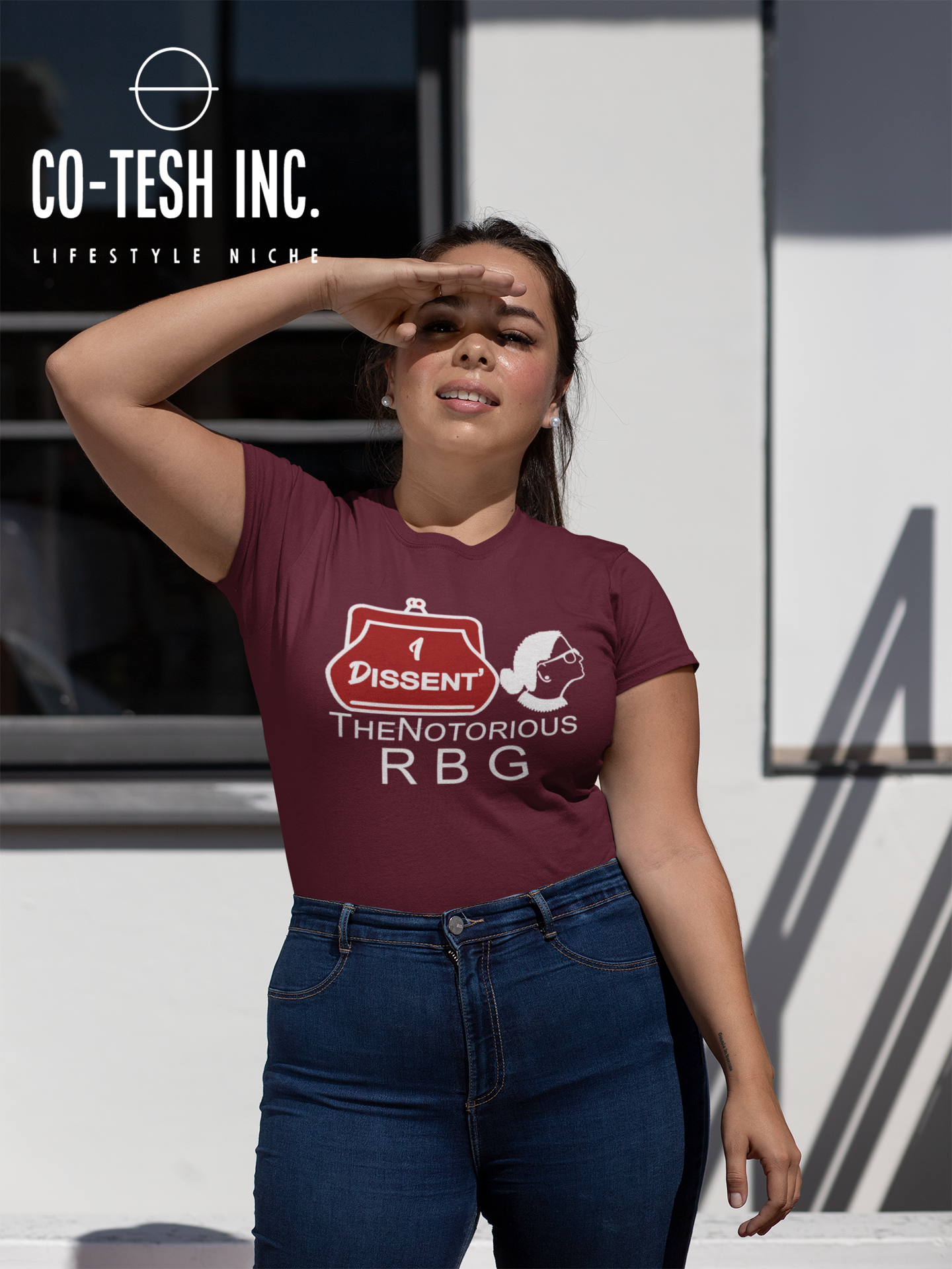 I Dissent The Notorious R B G Short-Sleeve Unisex T-Shirt | Cotesh | RBG